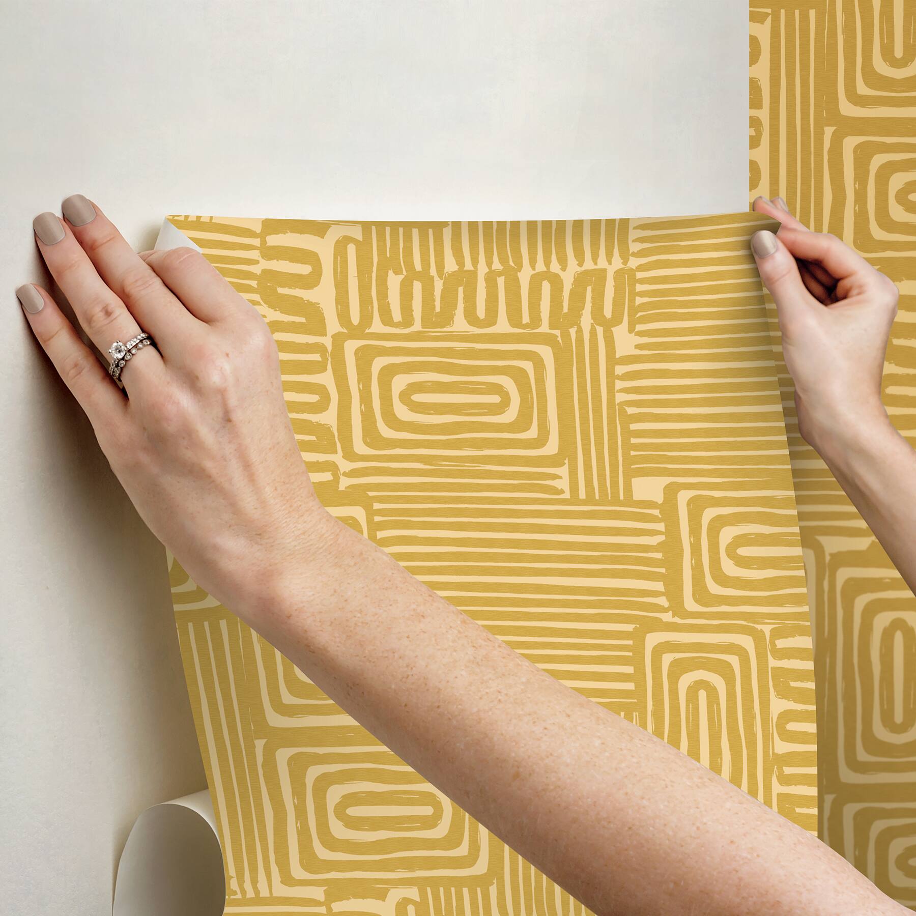 RoomMates Emily Rayna Pathways Peel & Stick Wallpaper