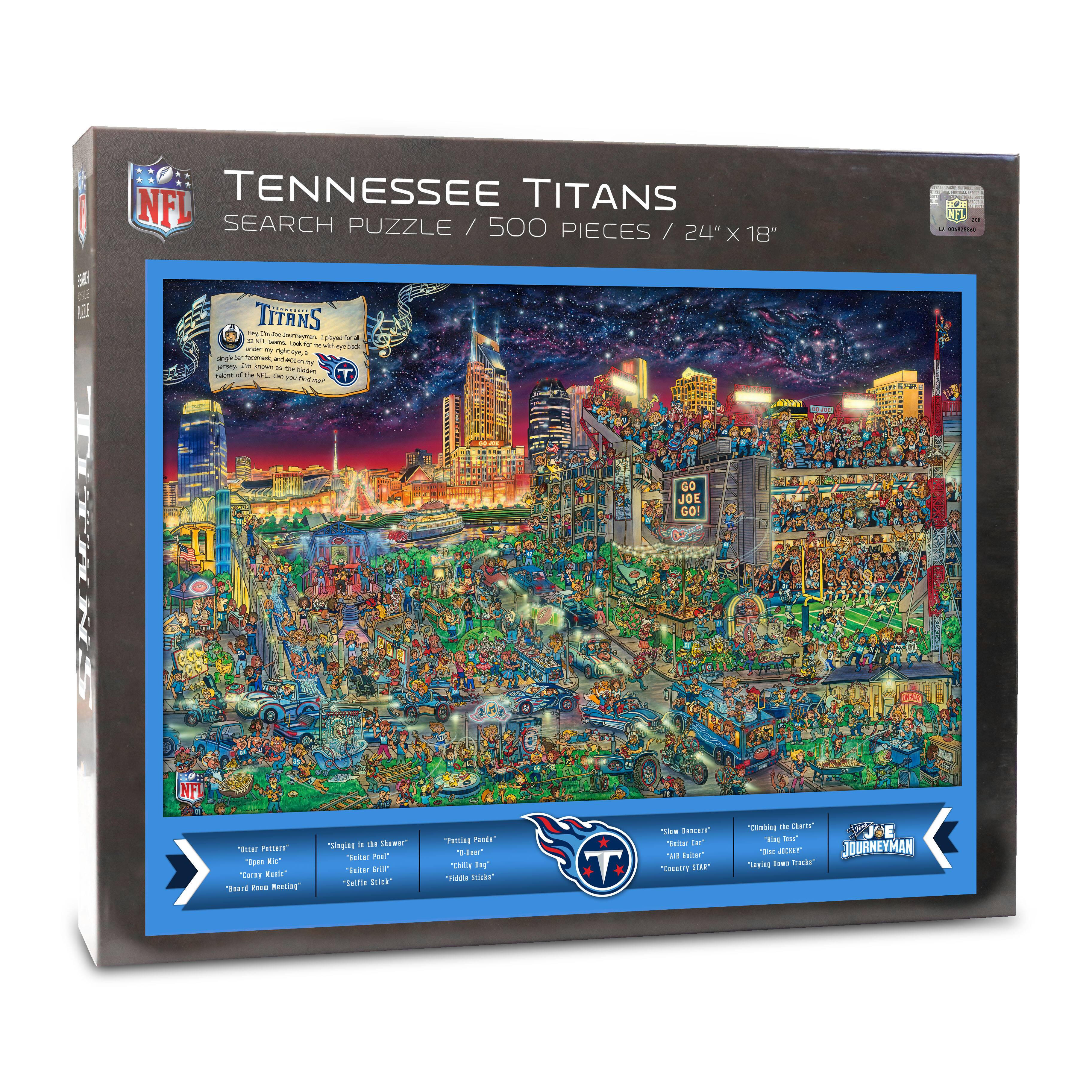 Joe Journeyman NFL 500 Piece Jigsaw Puzzle By Youthefan in Tennessee Titans | 18" x 24" | Michaels®