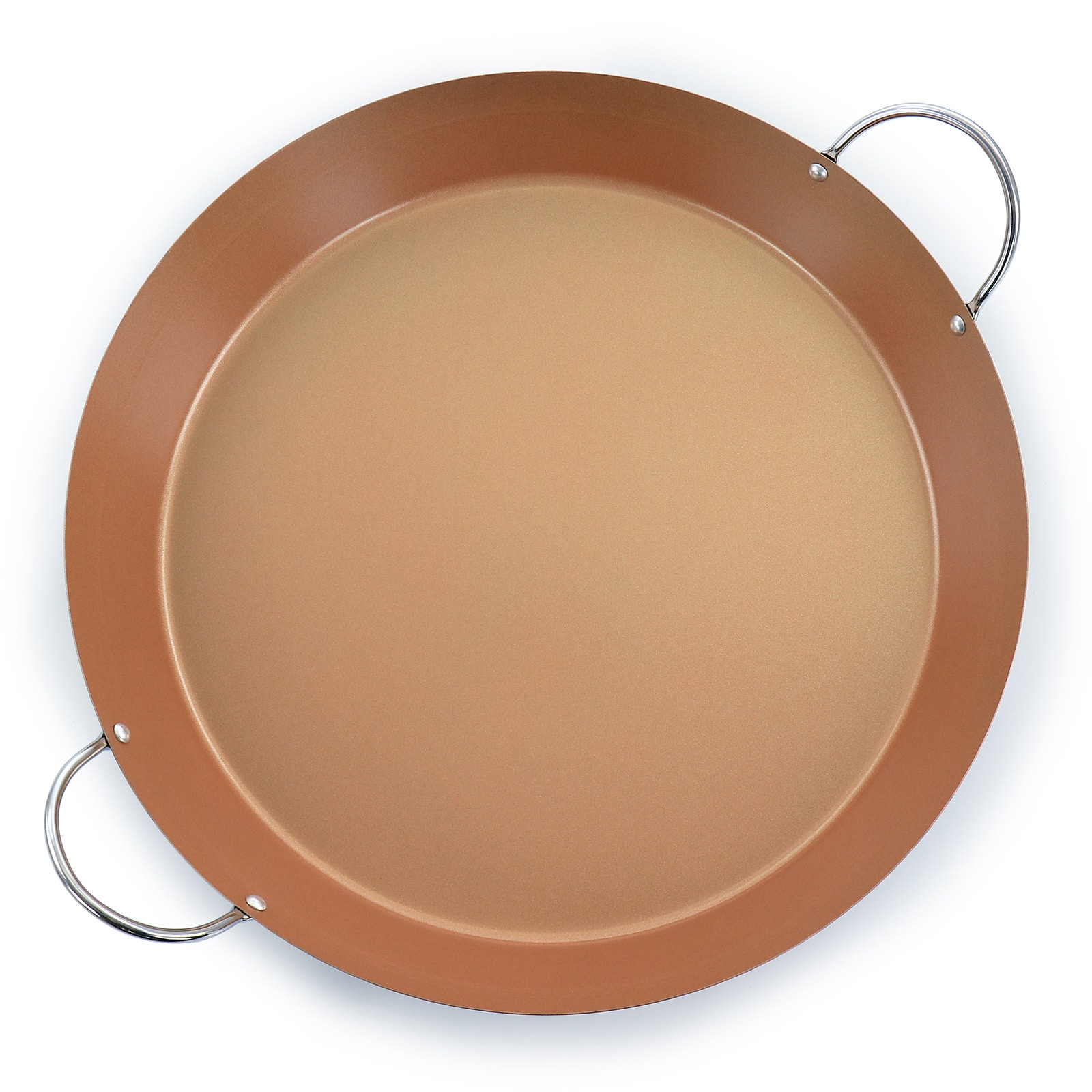 Oster Stonefire 16'' Copper Nonstick Carbon Steel Paella Pan