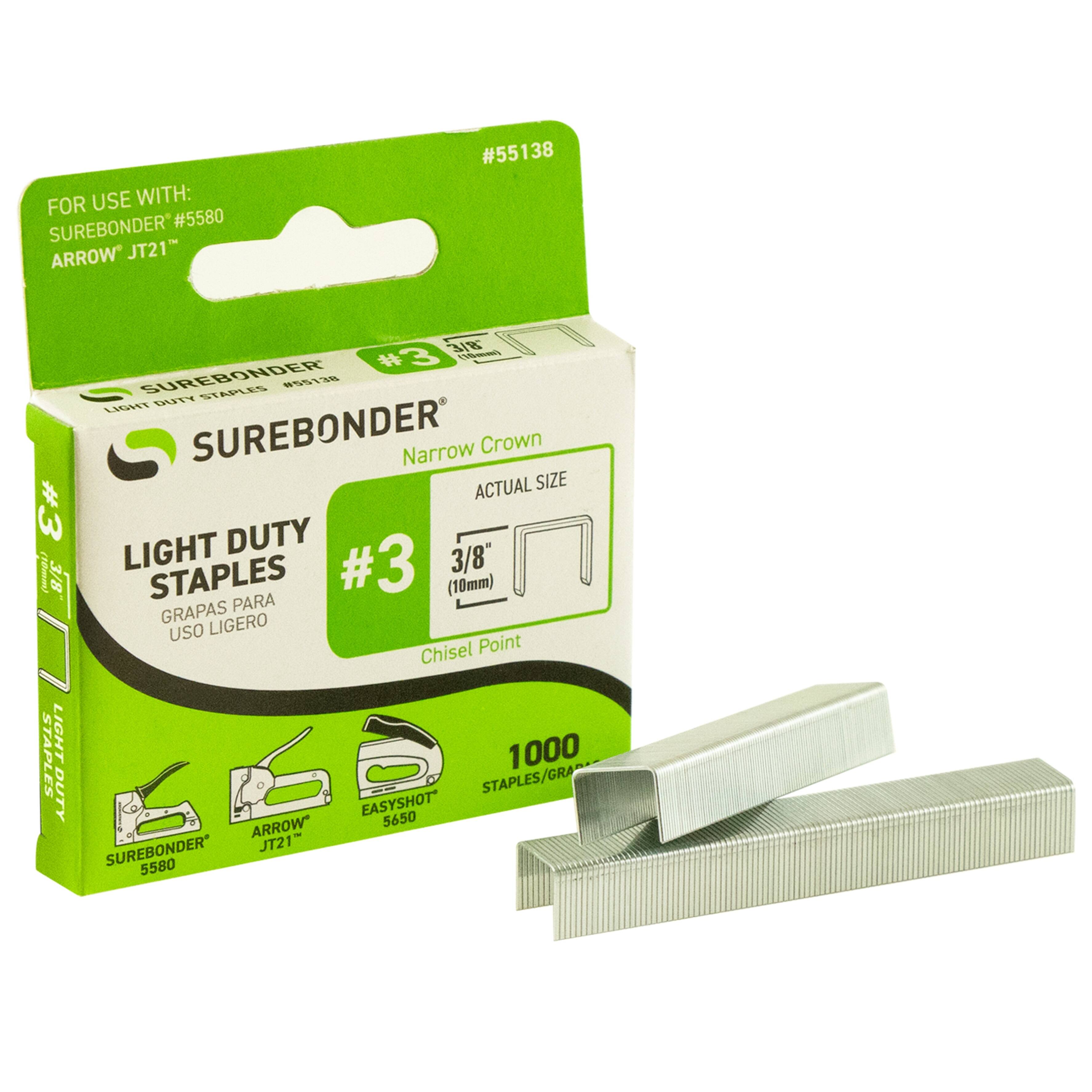 Surebonder® 3/8" Easy Tacker Staples, 1000ct.