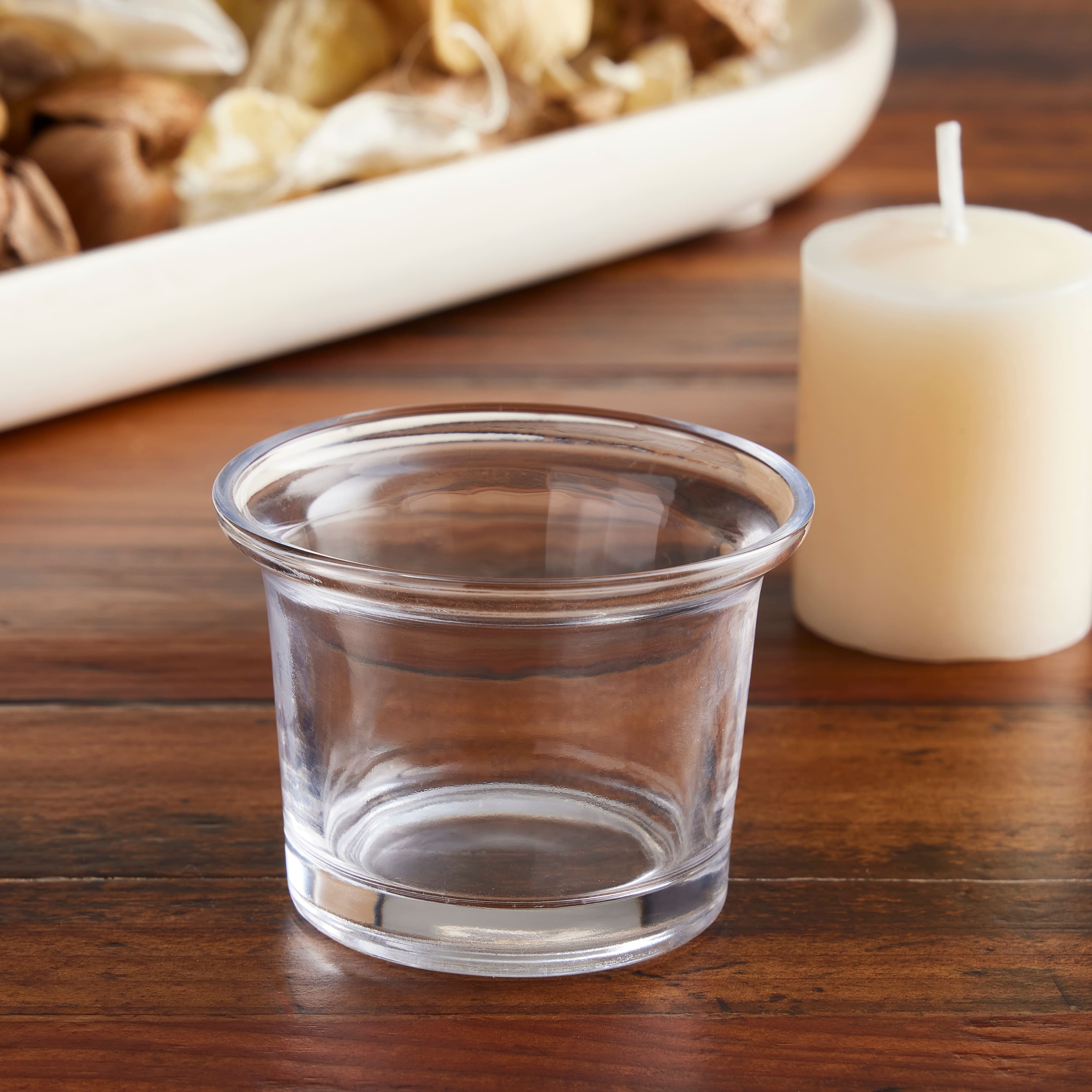 24 Pack: Oyster Votive Holder by Ashland® Basic Elements™