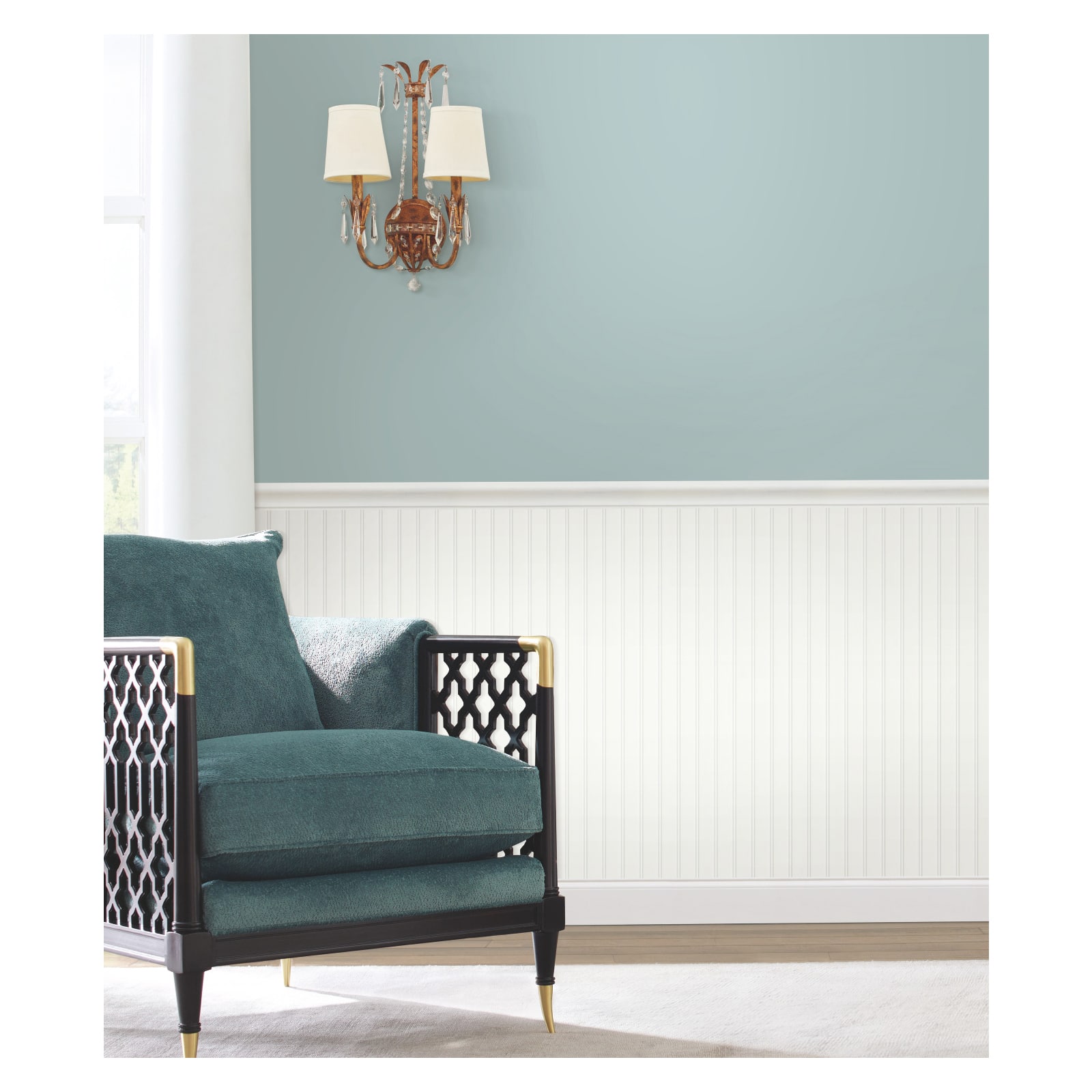RoomMates Beadboard Peel & Stick Wallpaper