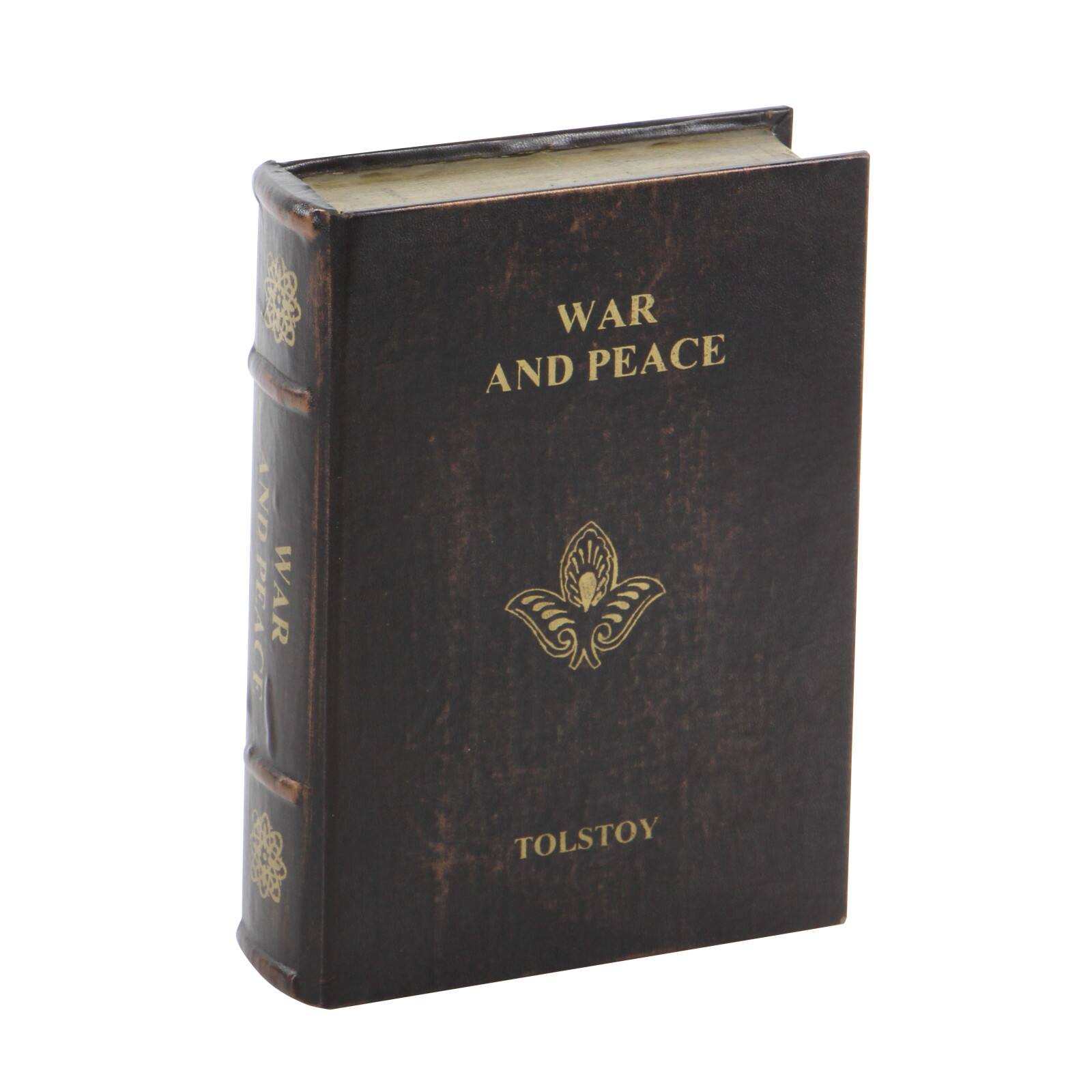 Brown Wooden Traditional Book Box Set