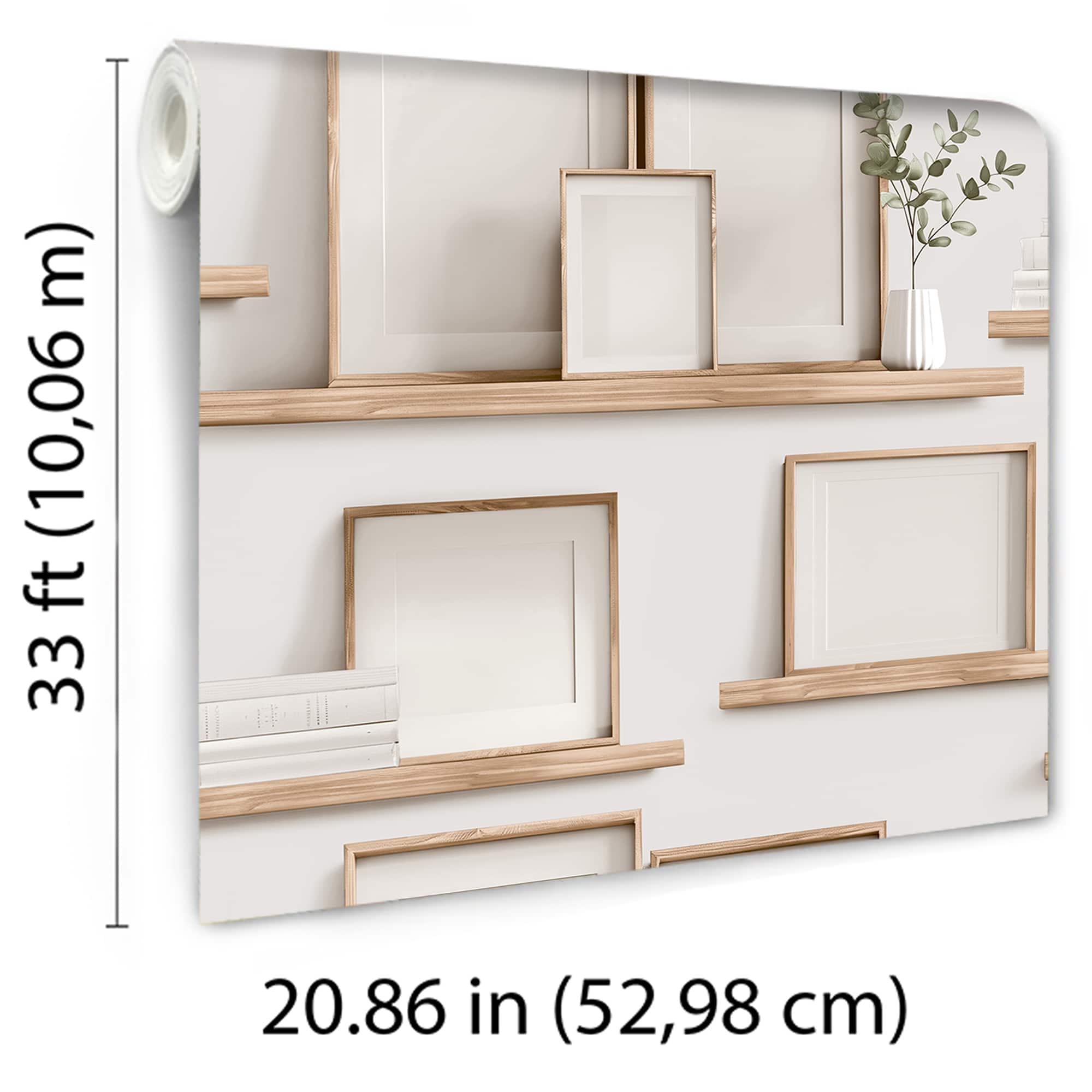 Designs Direct Frame Shelves Wallpaper