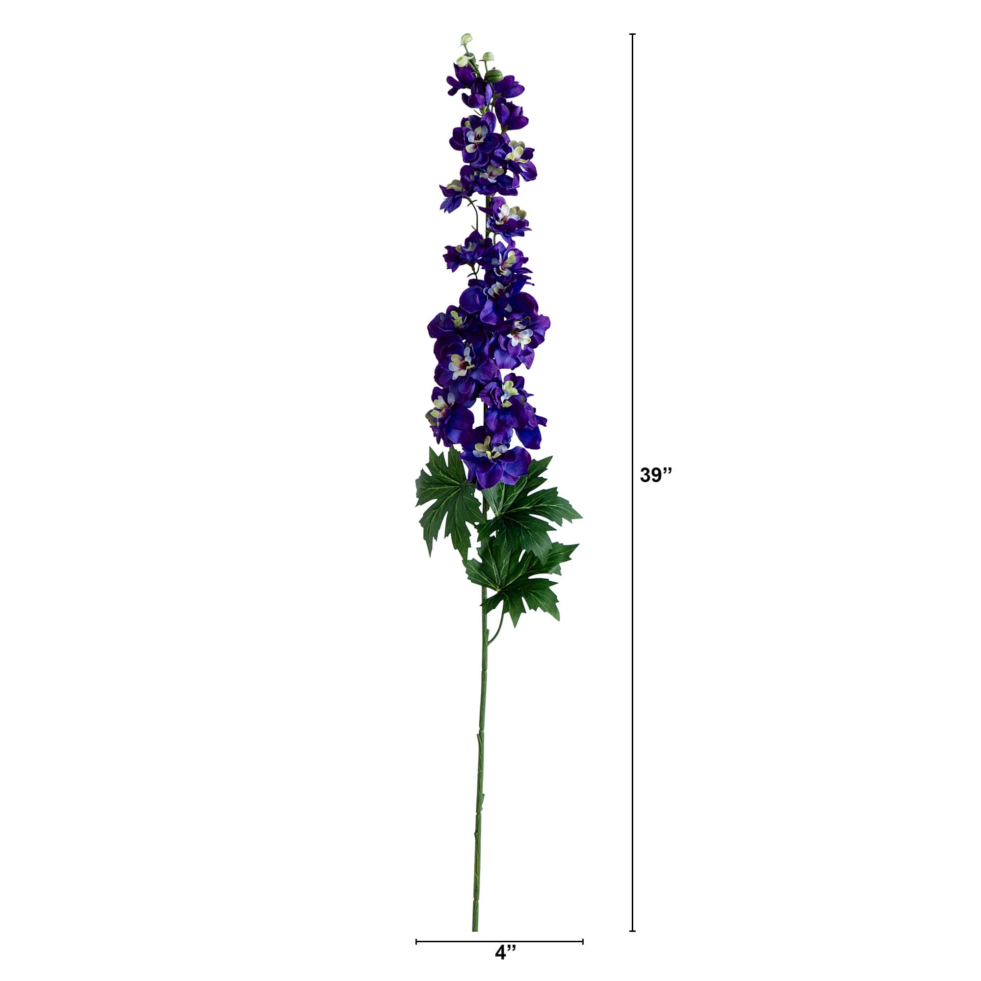 39" Delphinium Flower Stems