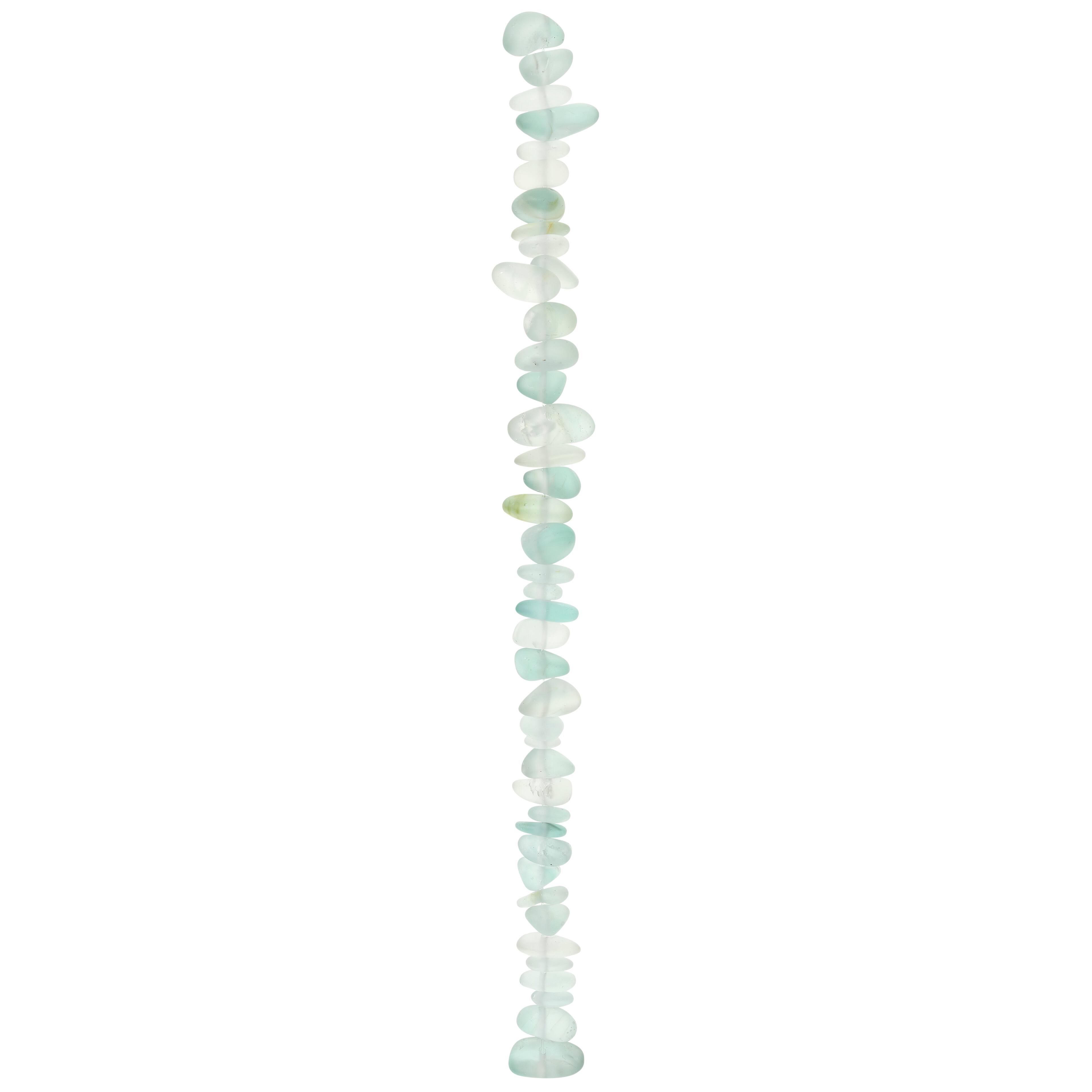 Clear Glass Stone Spike Beads, 15mm by Bead Landing™