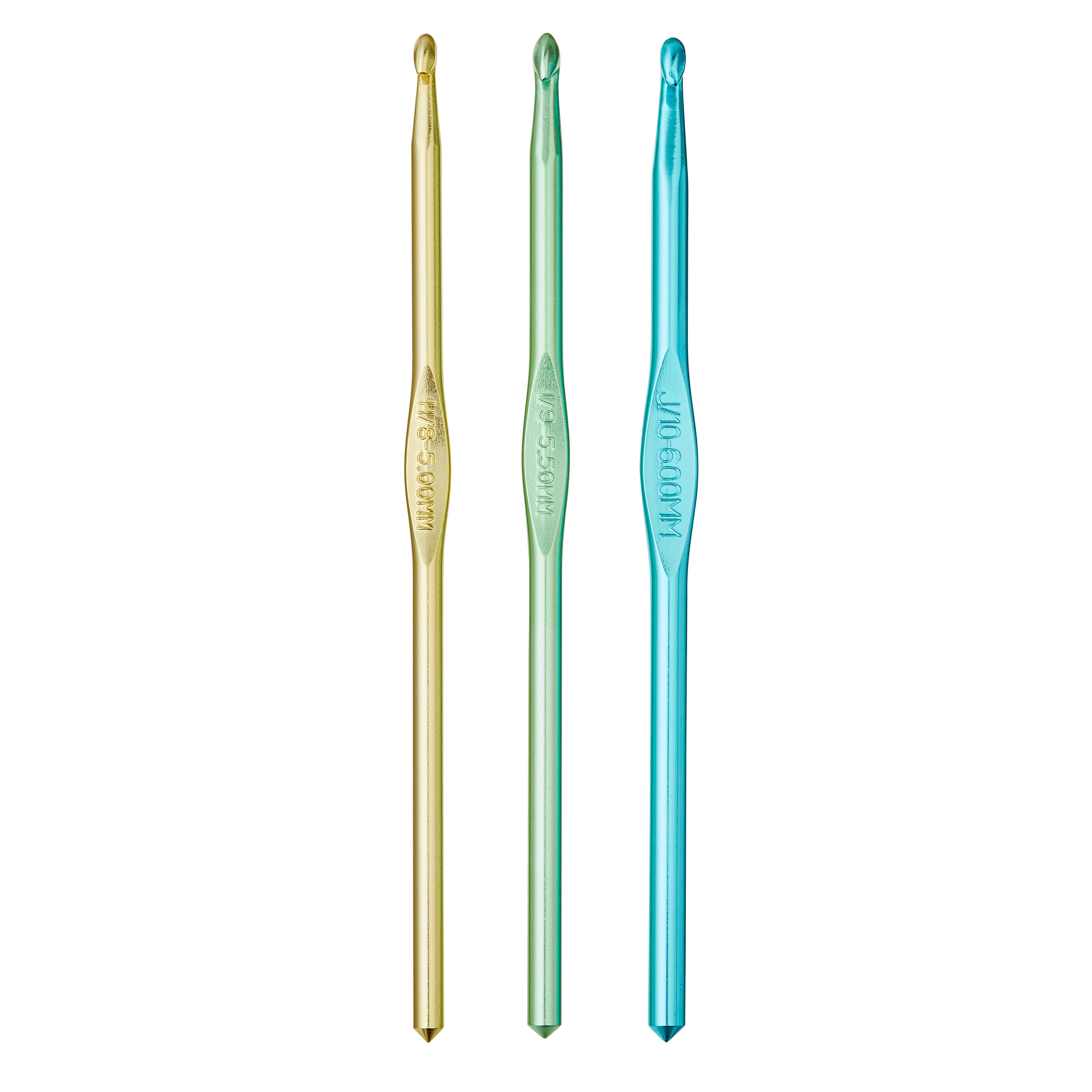 Aluminum Crochet Hook Set by Loops & Threads®, H-J