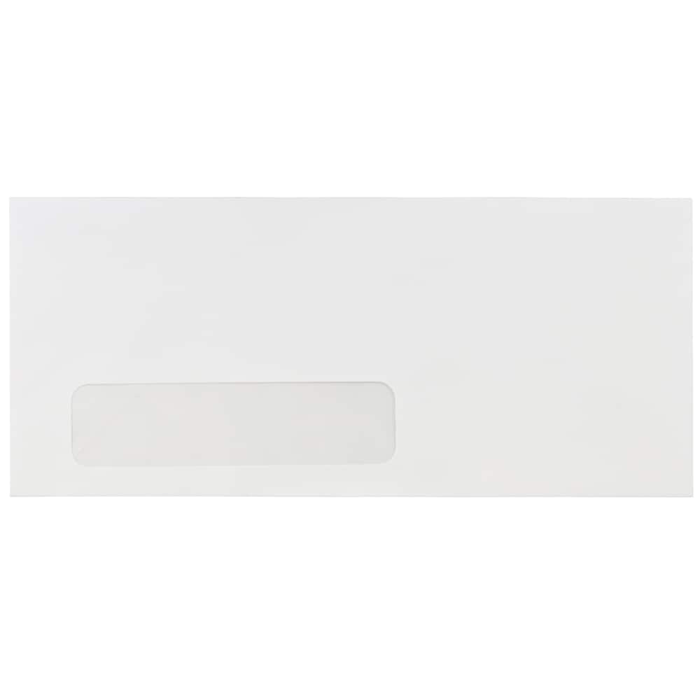 JAM Paper Bulk 4" x 9.5" White Commercial Window Envelopes