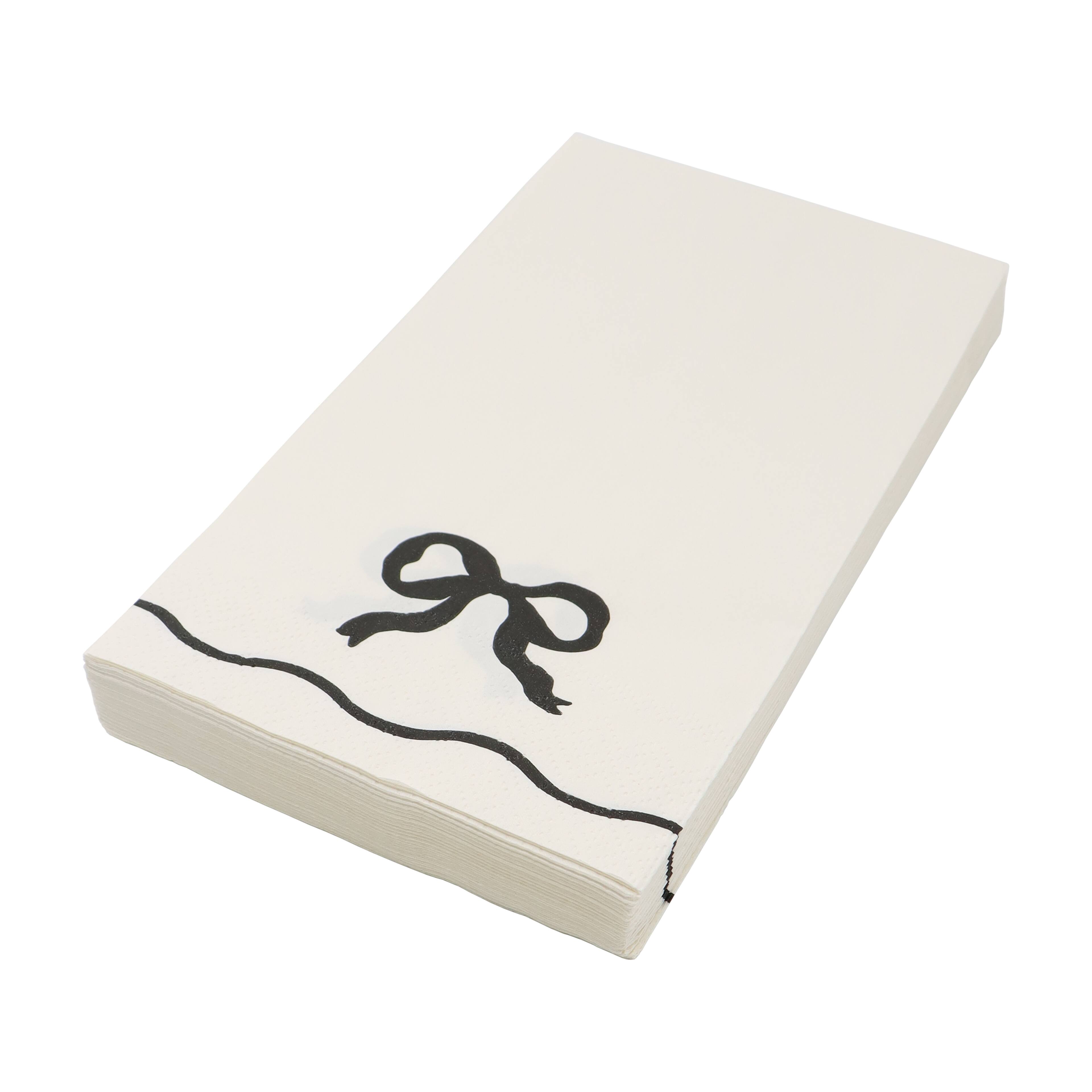 12 Packs: 20 ct. (240 total) Black Bow Guest Napkins by Celebrate It™