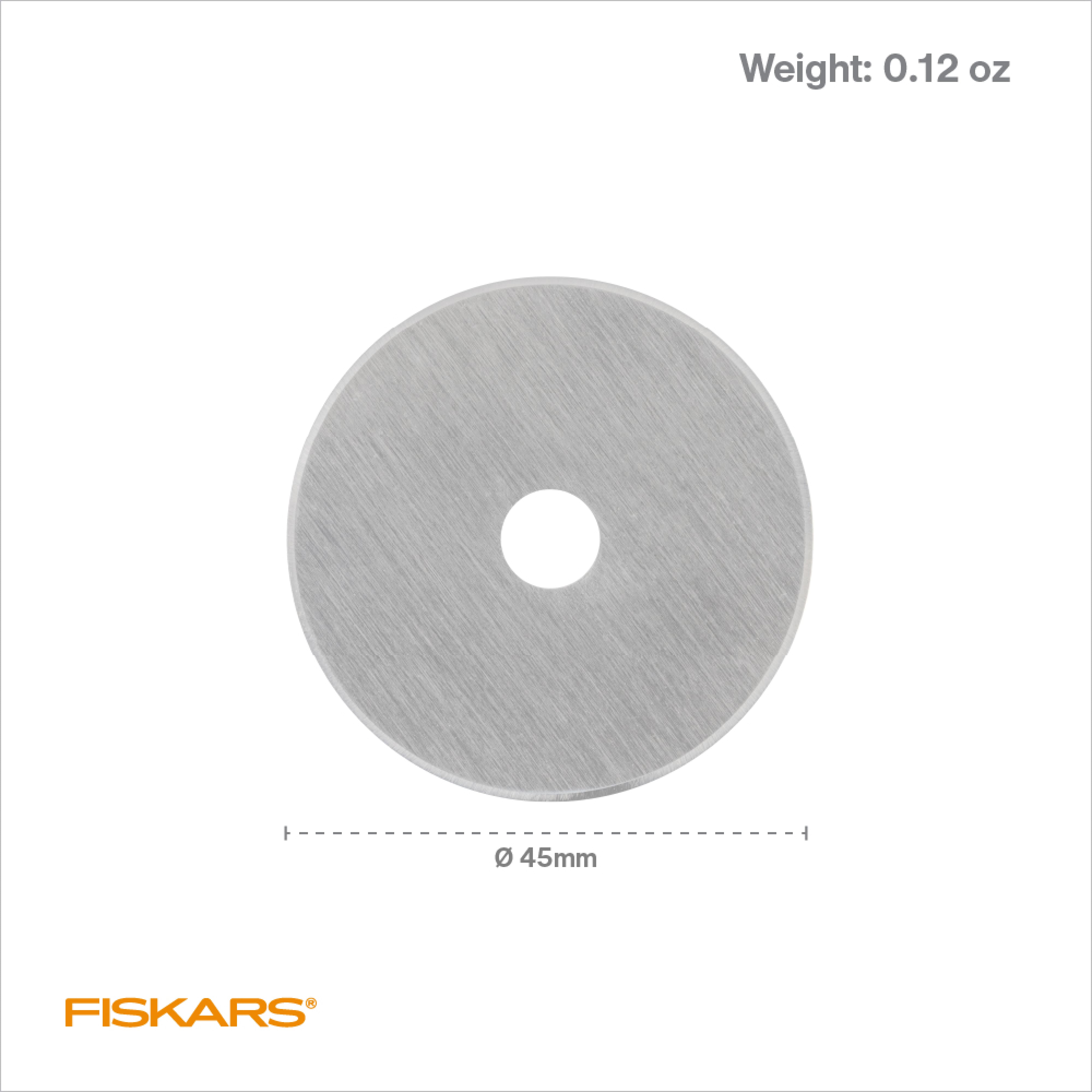 12 Packs: 2 ct. (24 total) Fiskars® 45mm Rotary Blades