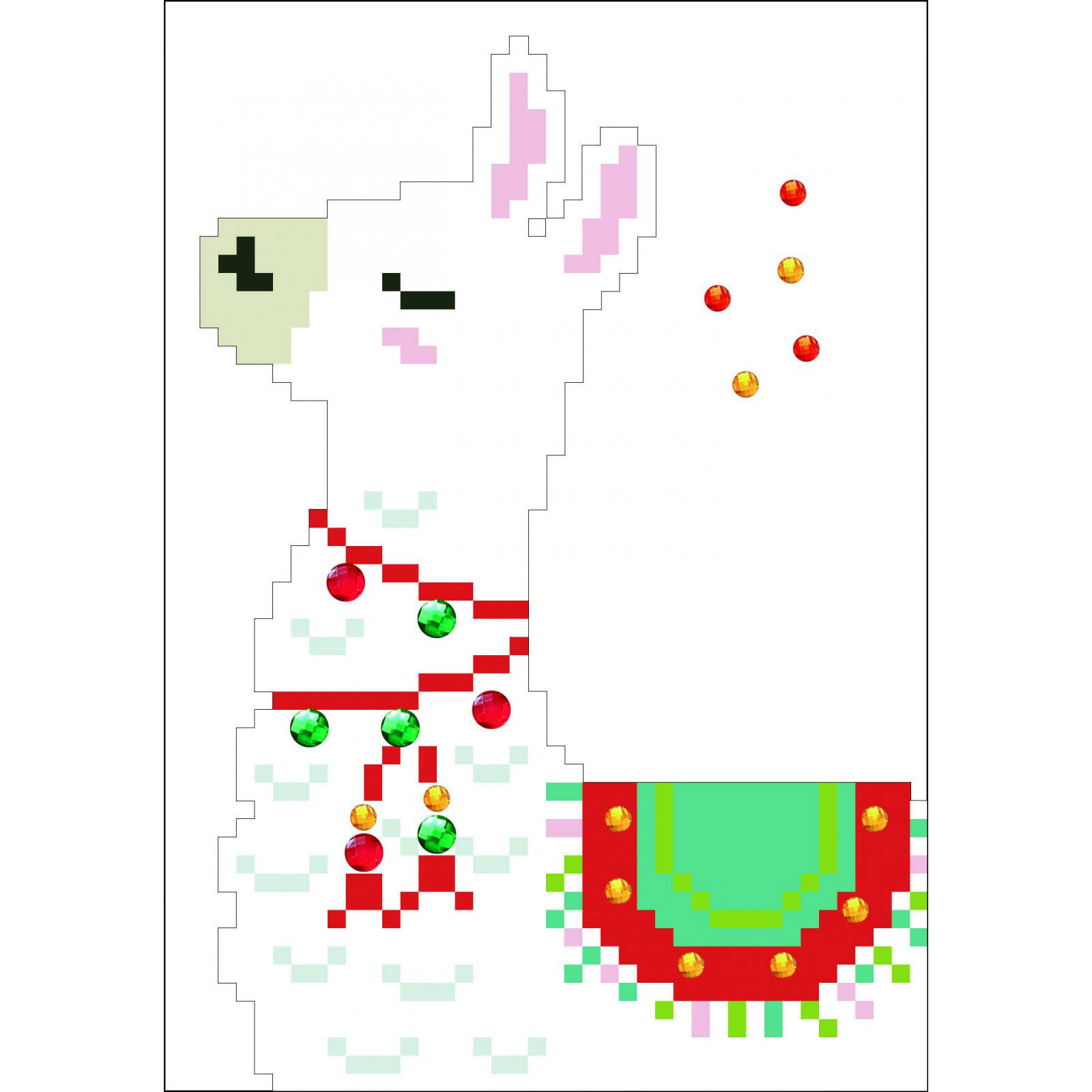 Diamond Dotz® Merry Christmas Llama Diamond Painting Kit