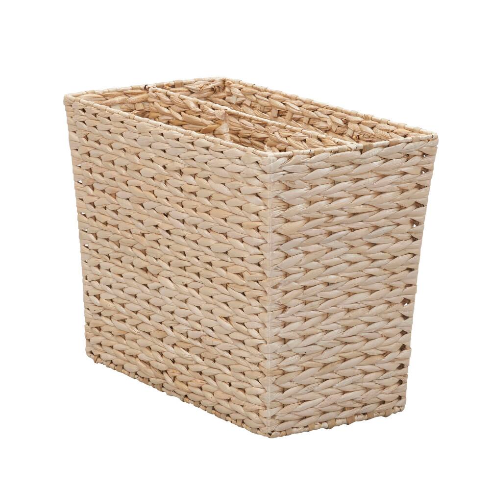 Household Essentials 17" Cattail Wide Side by Side Magazine Rack