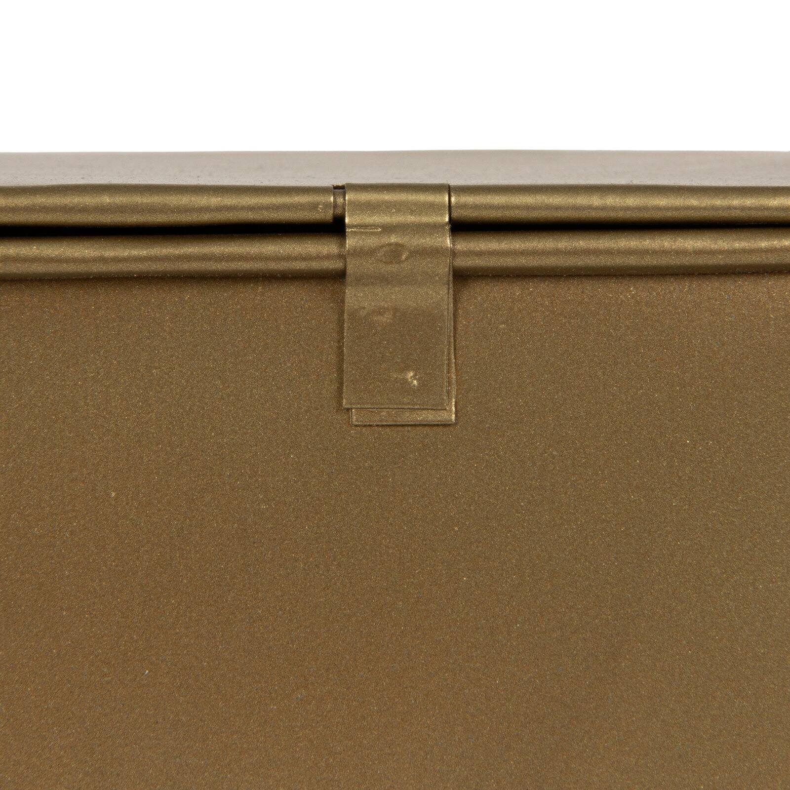 Hello Honey® Decorative Metal Boxes with Gold Finish Set