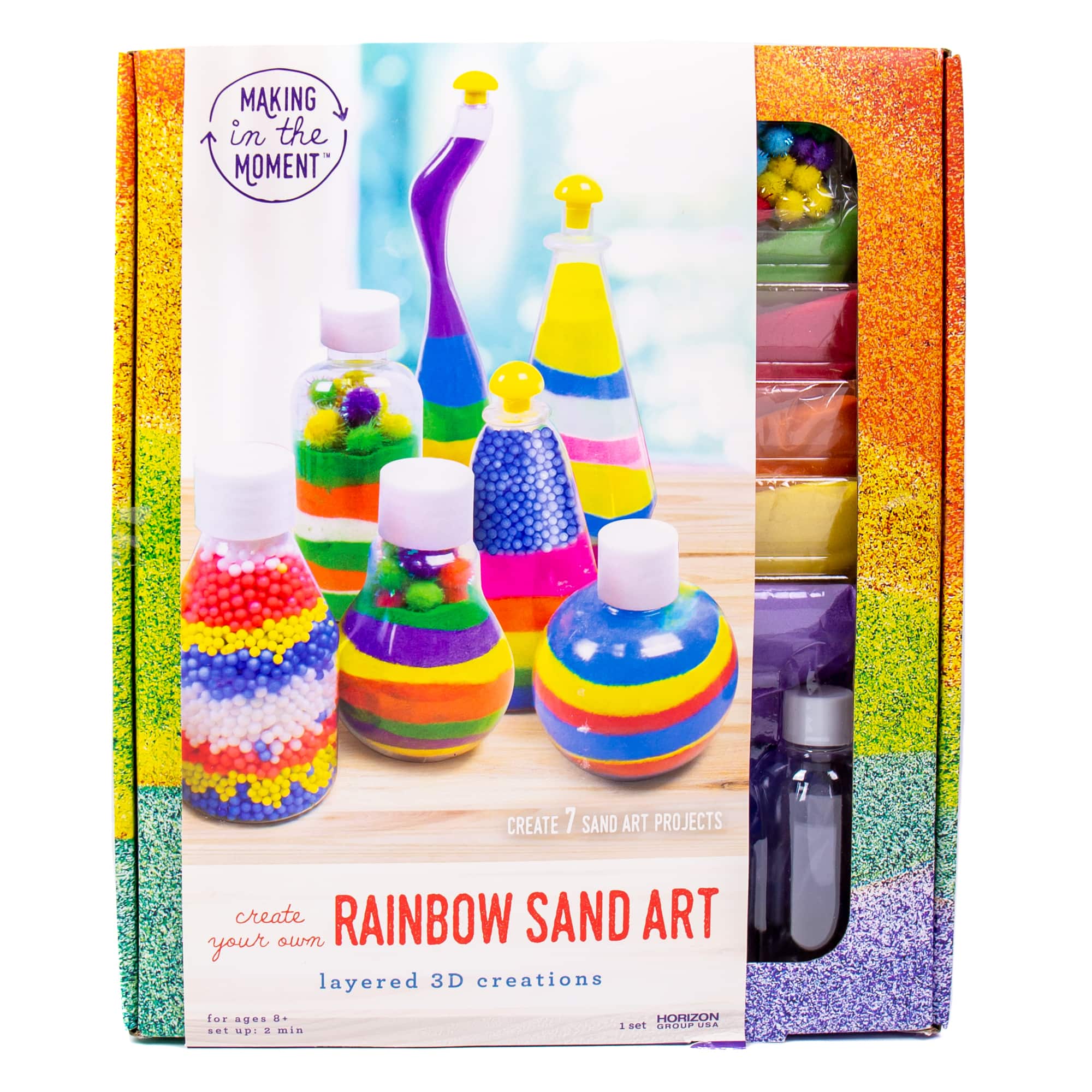 Making in the Moment® Create Your Own Rainbow Sand Art