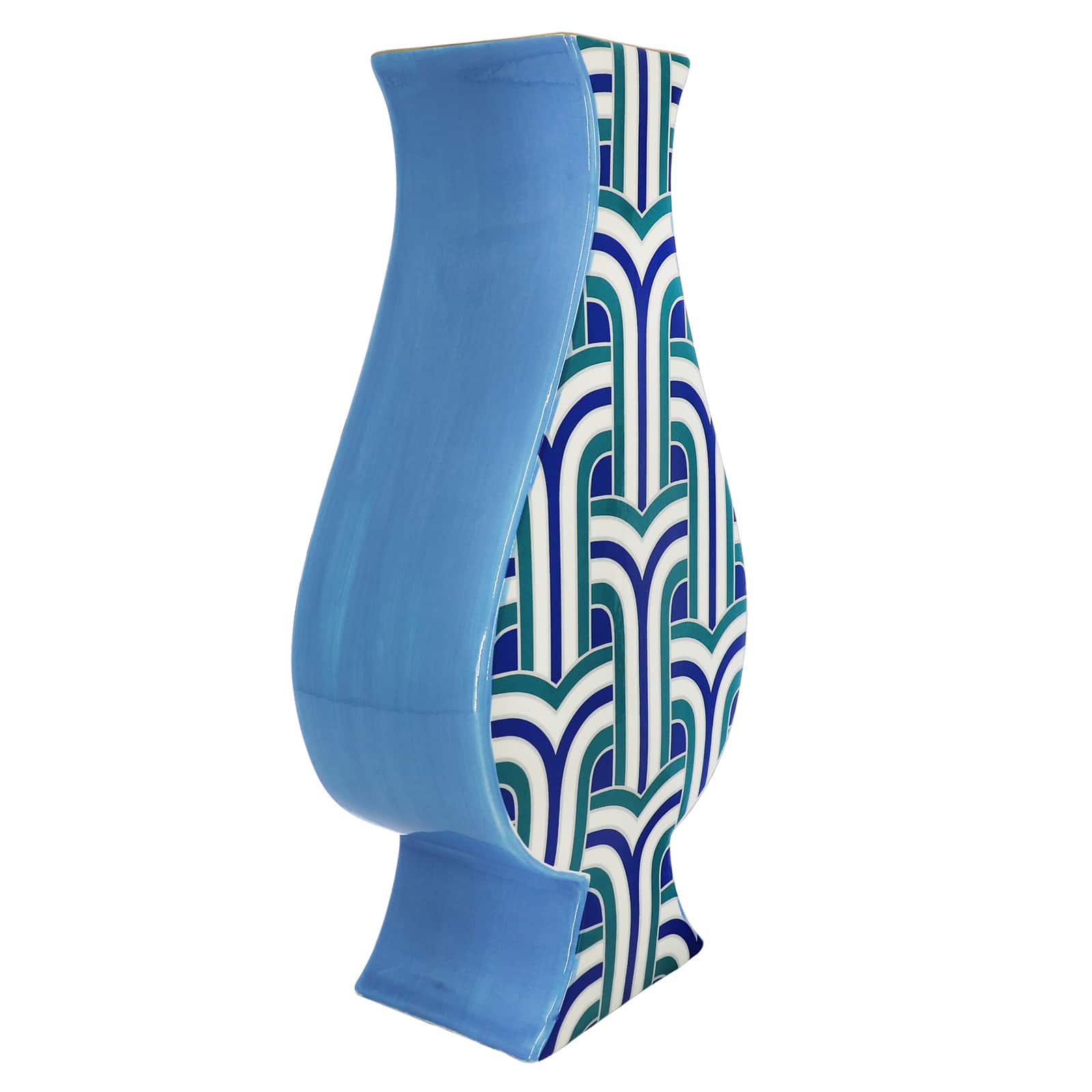 Jonathan Adler x Michaels 22" Blue & White Ceramic Vase