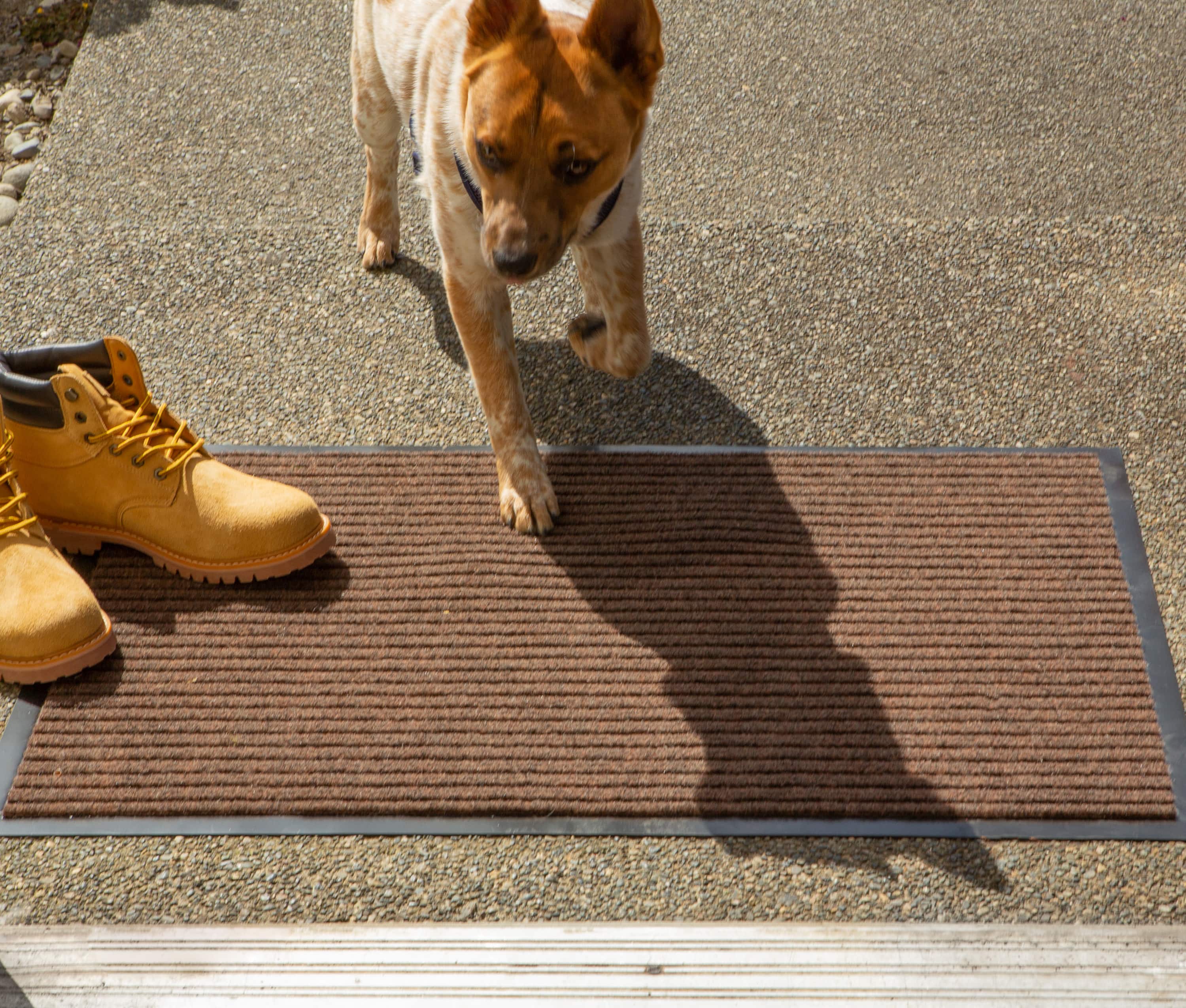 DII® Brown Ribbed Runner, 1.8ft. x 5ft.