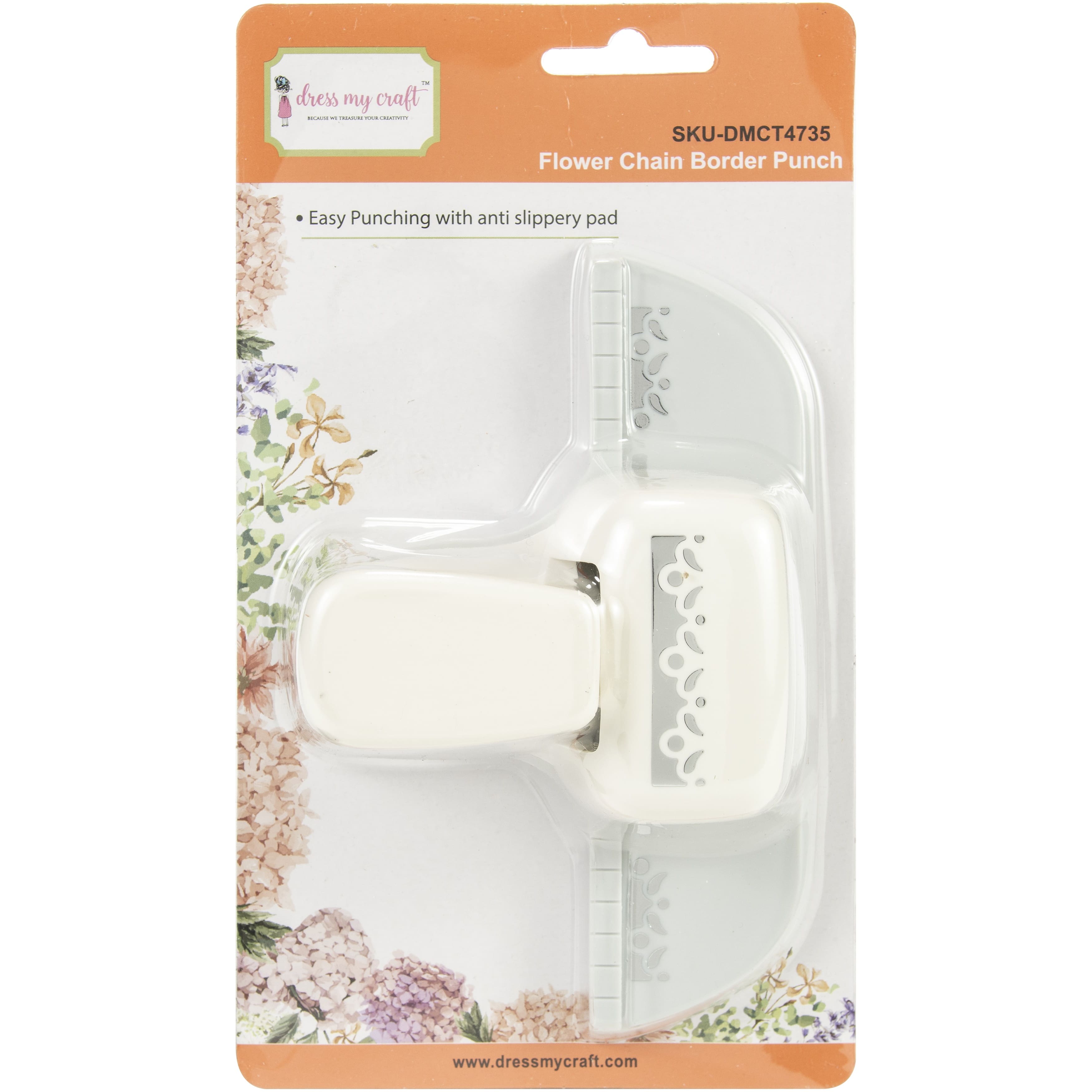 Dress My Craft® Flower Chain Border Punch
