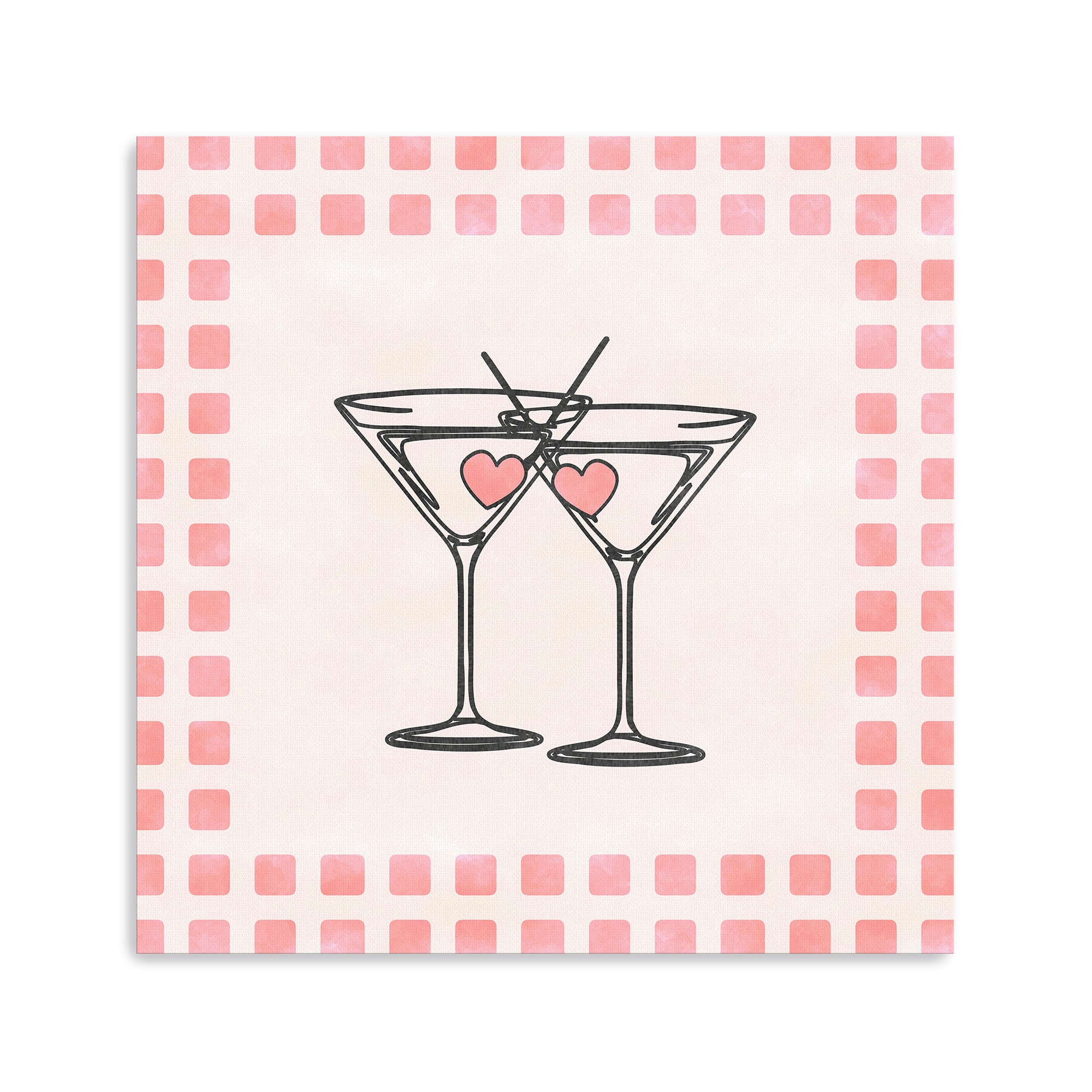 Cheers to Love Canvas Giclée Art