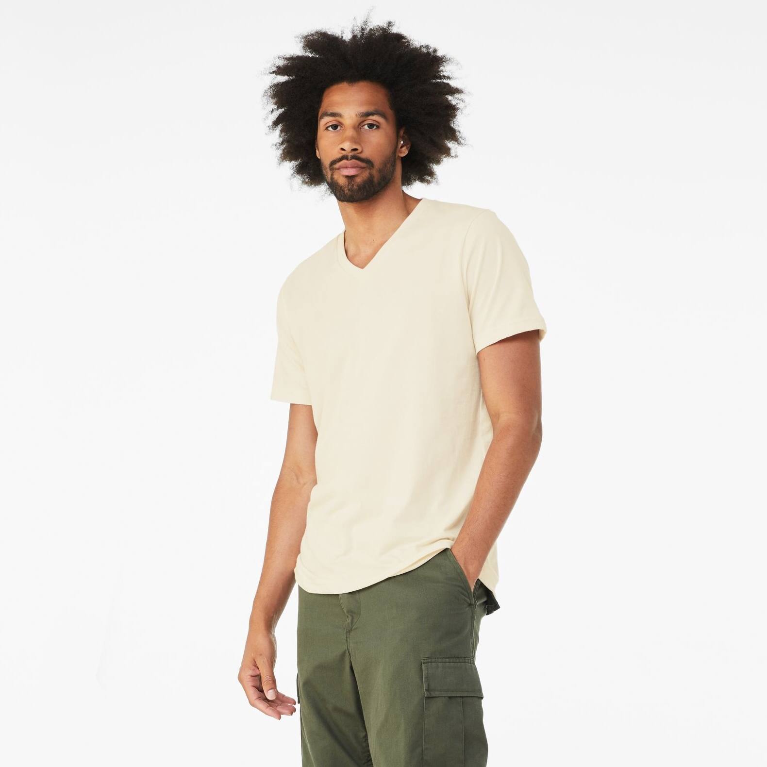 BELLA+CANVAS® Short Sleeve V-Neck Adult Unisex Jersey T-Shirt