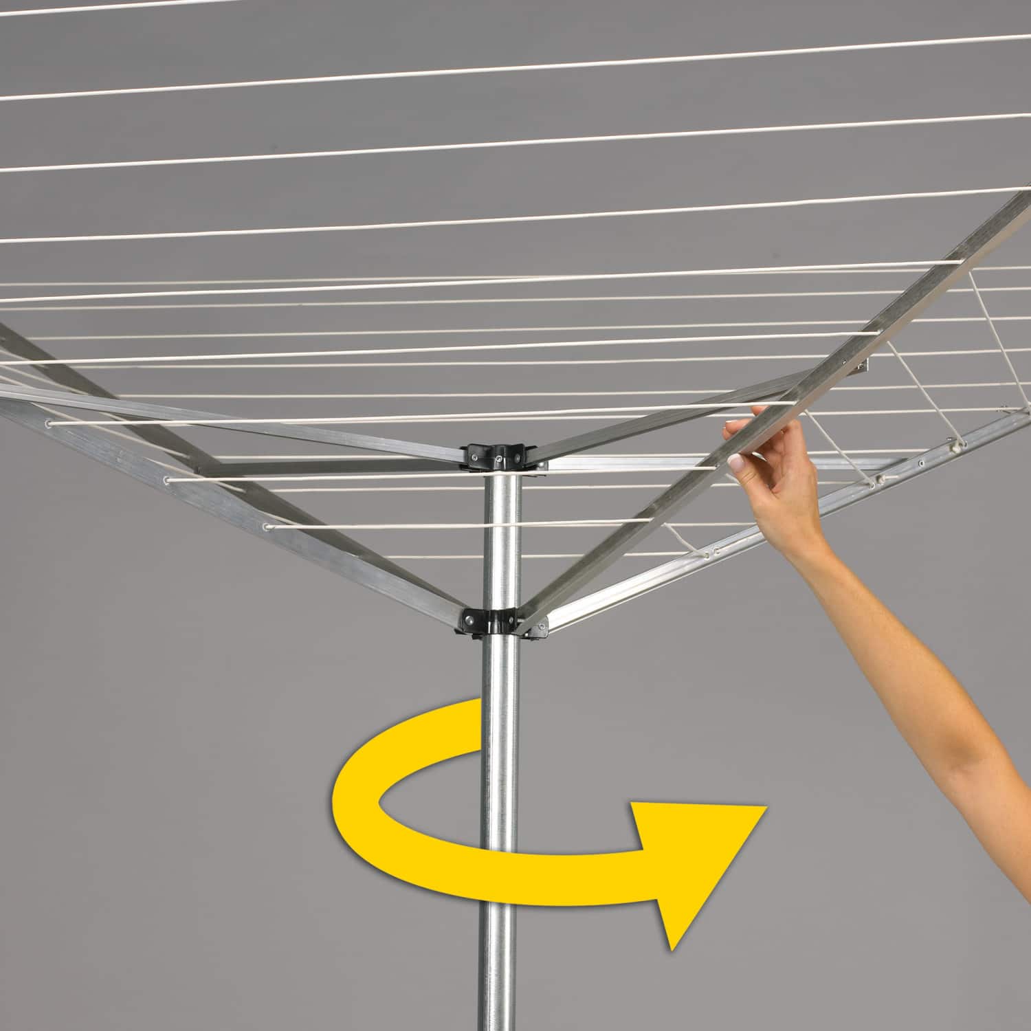 Household Essentials Aluminum Top Umbrella Dryer