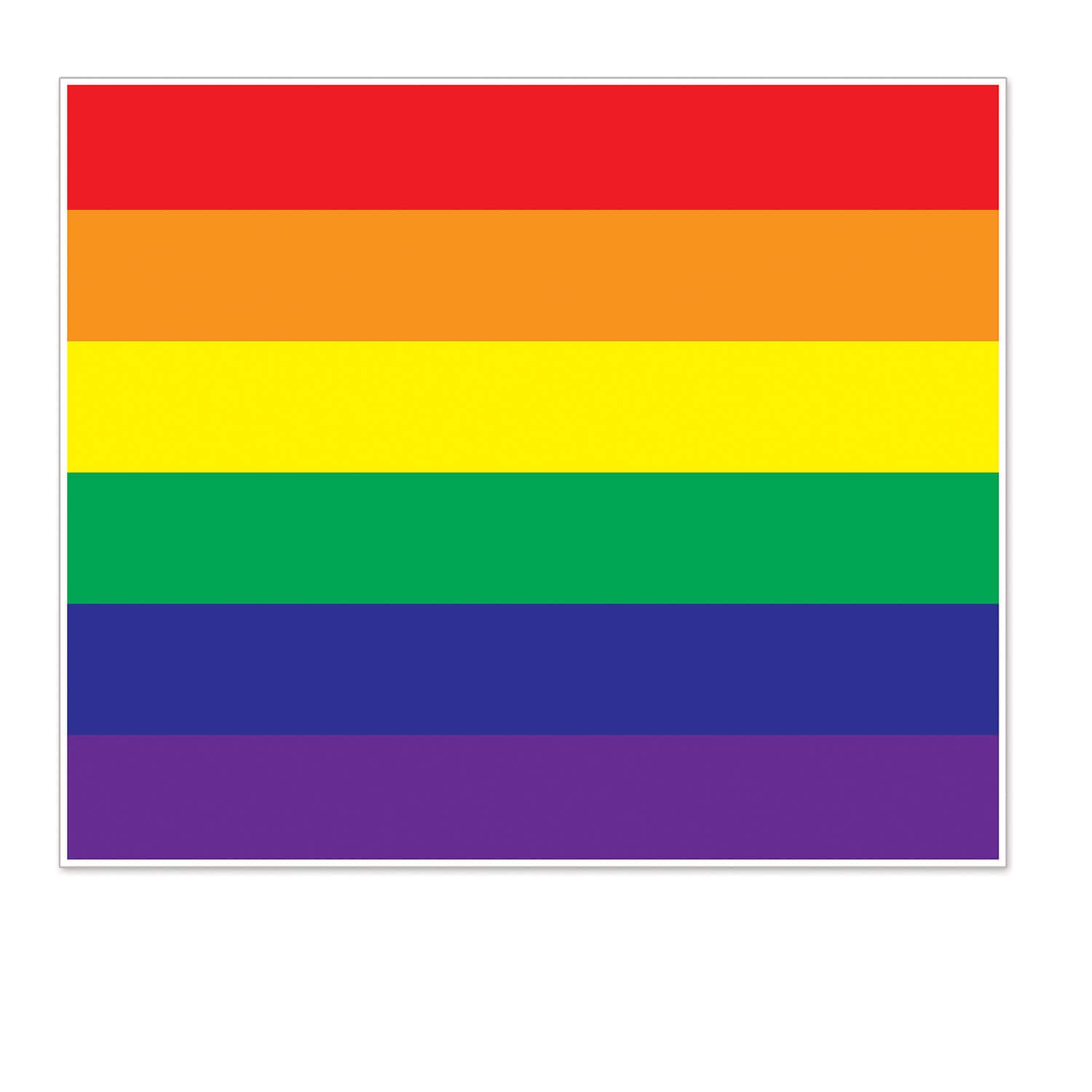 Beistle 5ft. x 6ft. Rainbow Insta-Mural Photo Op