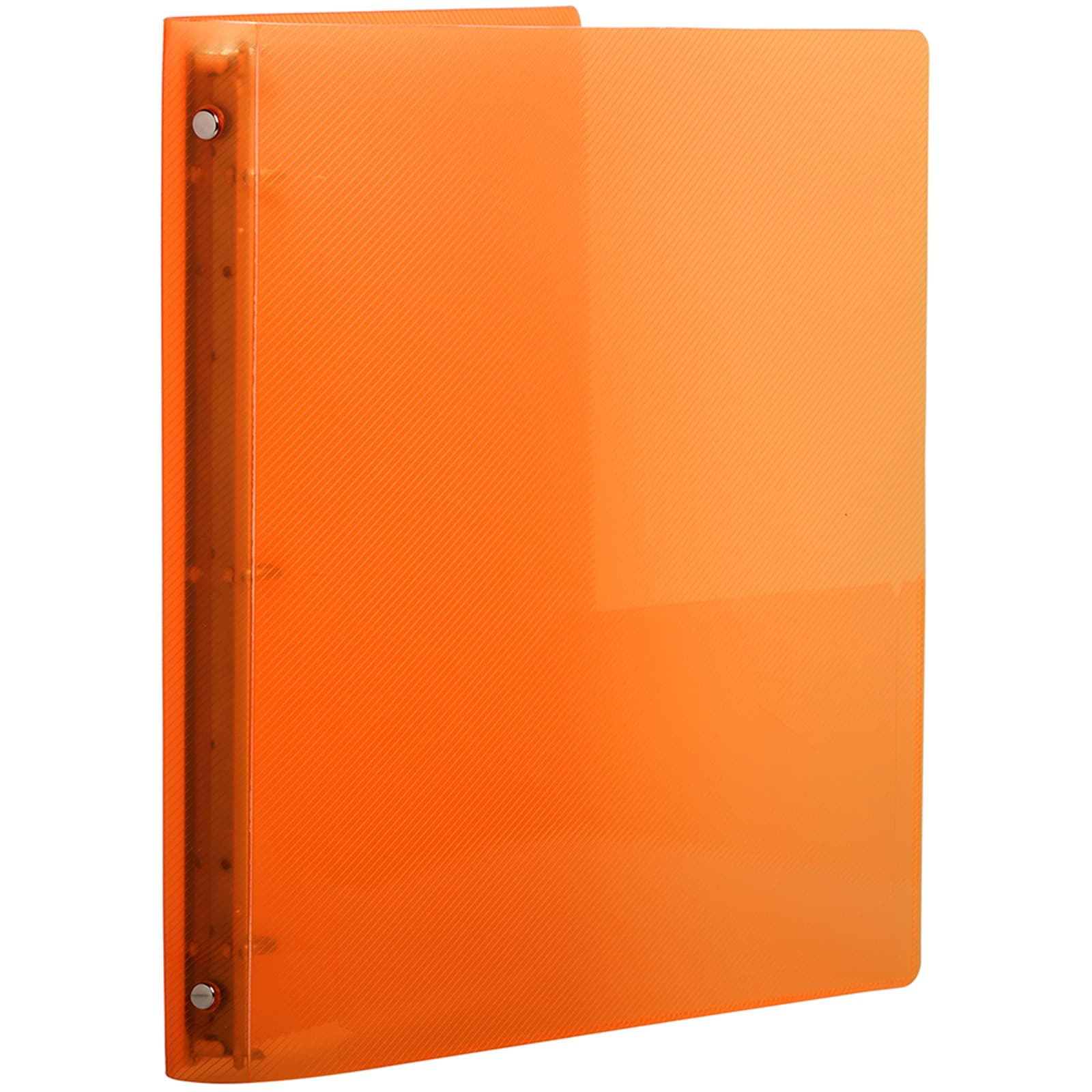 JAM Paper 3/4" Glass Twill Plastic 3-Ring Binders, 4ct.