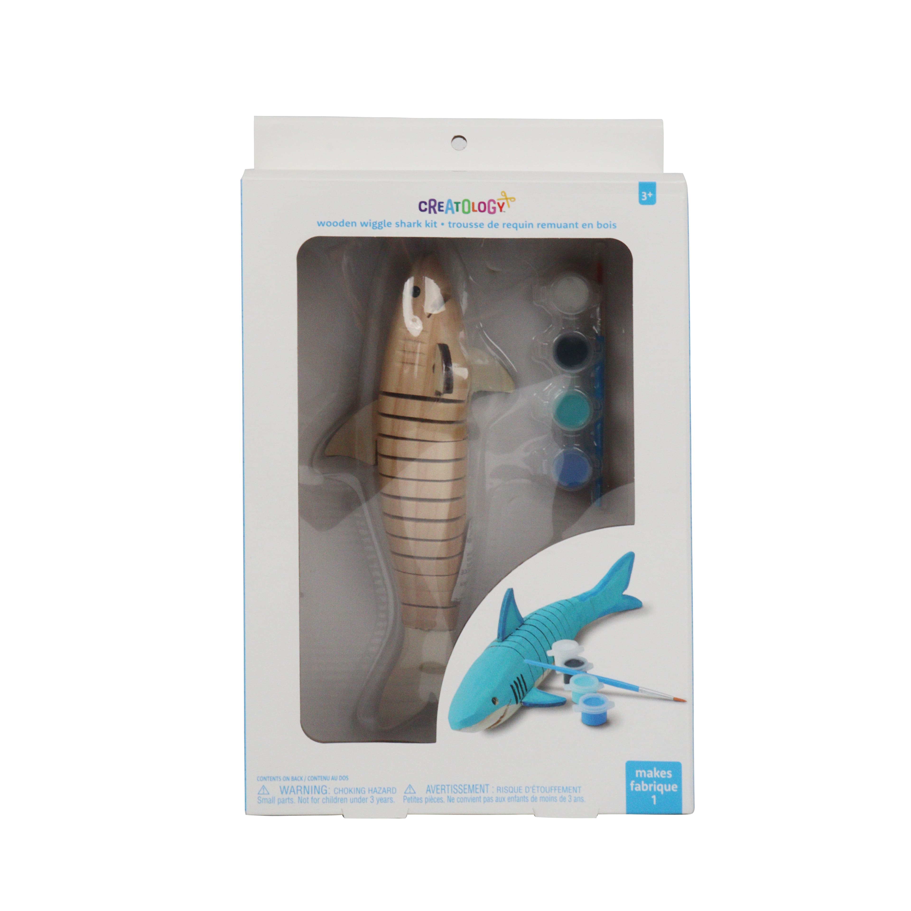 12 Pack: Wooden Wiggle Shark Kit by Creatology™