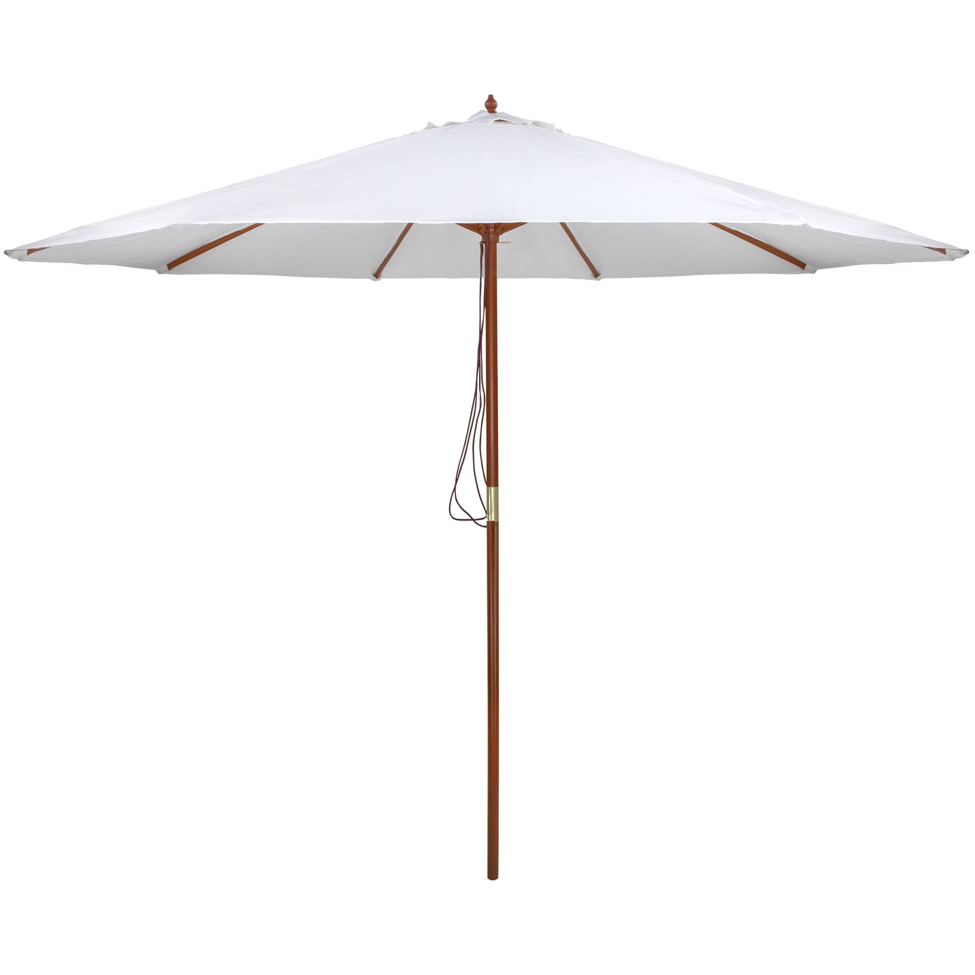 christmas tree shop outdoor patio umbrella Steel Striped Market w/ Tilt, Crank Lift The premium 180G polyester canopy is water Sonkuki 10 ft. Aluminum Pole
