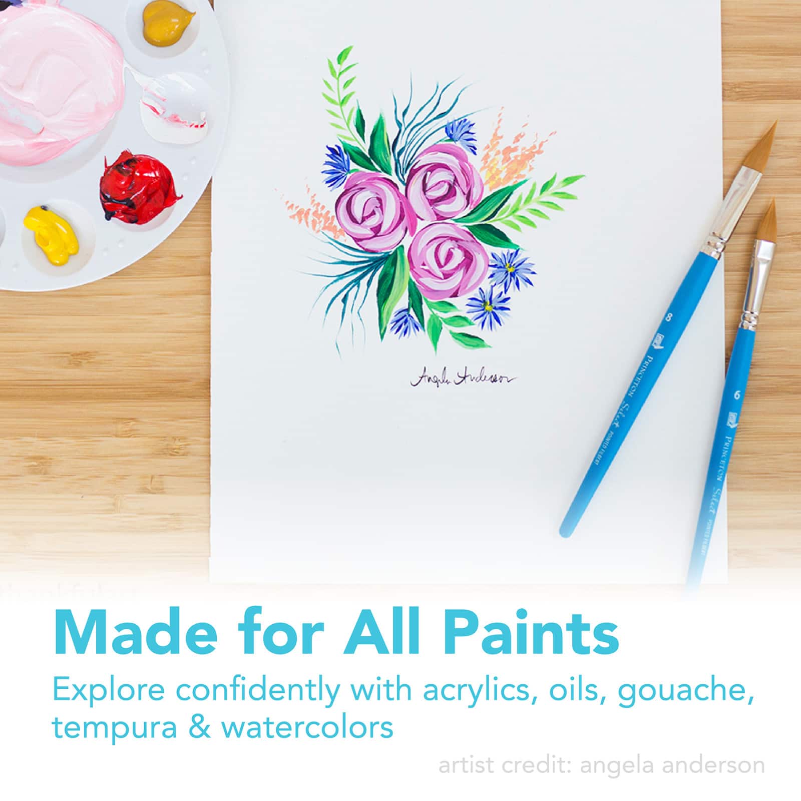 Princeton Brush Select Artiste Brush, Round, 20/0