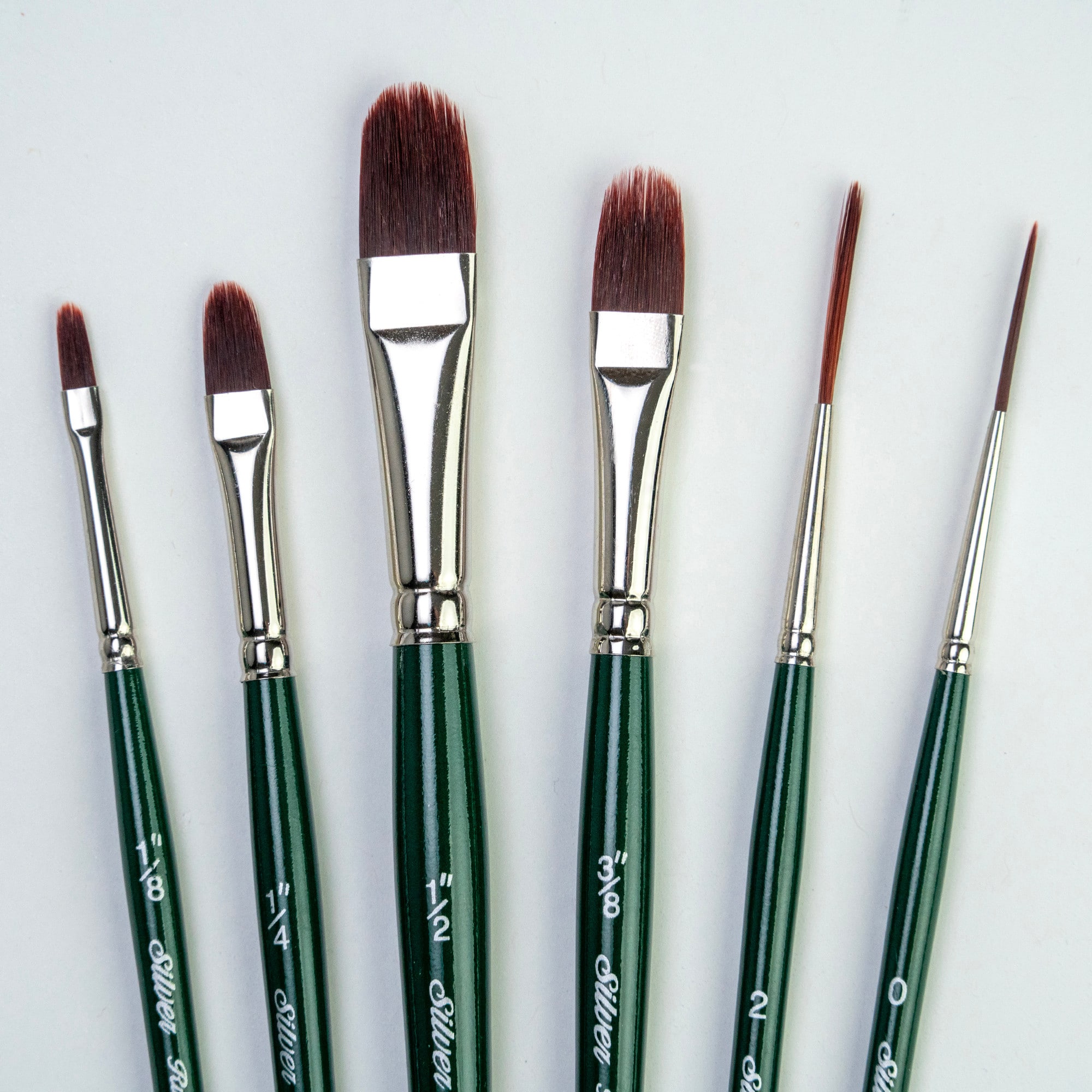 Silver Brush Limited Ruby Satin® 6 Piece Grass Combs Brush Set