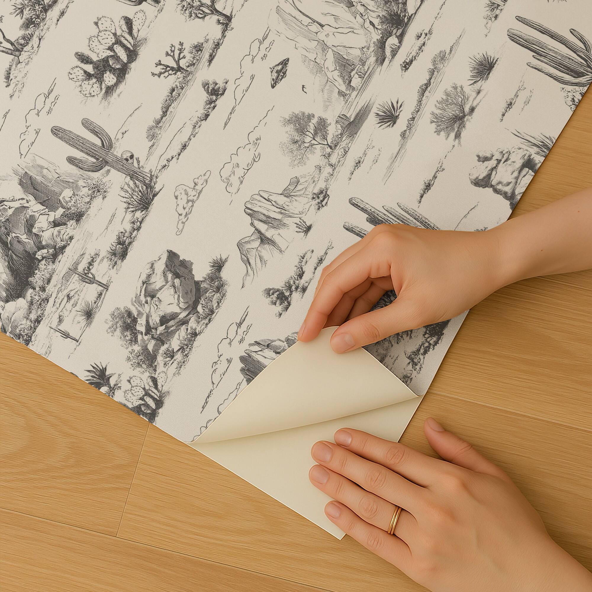 Designs Direct Area 51 Novelty Toile Peel & Stick Wallpaper