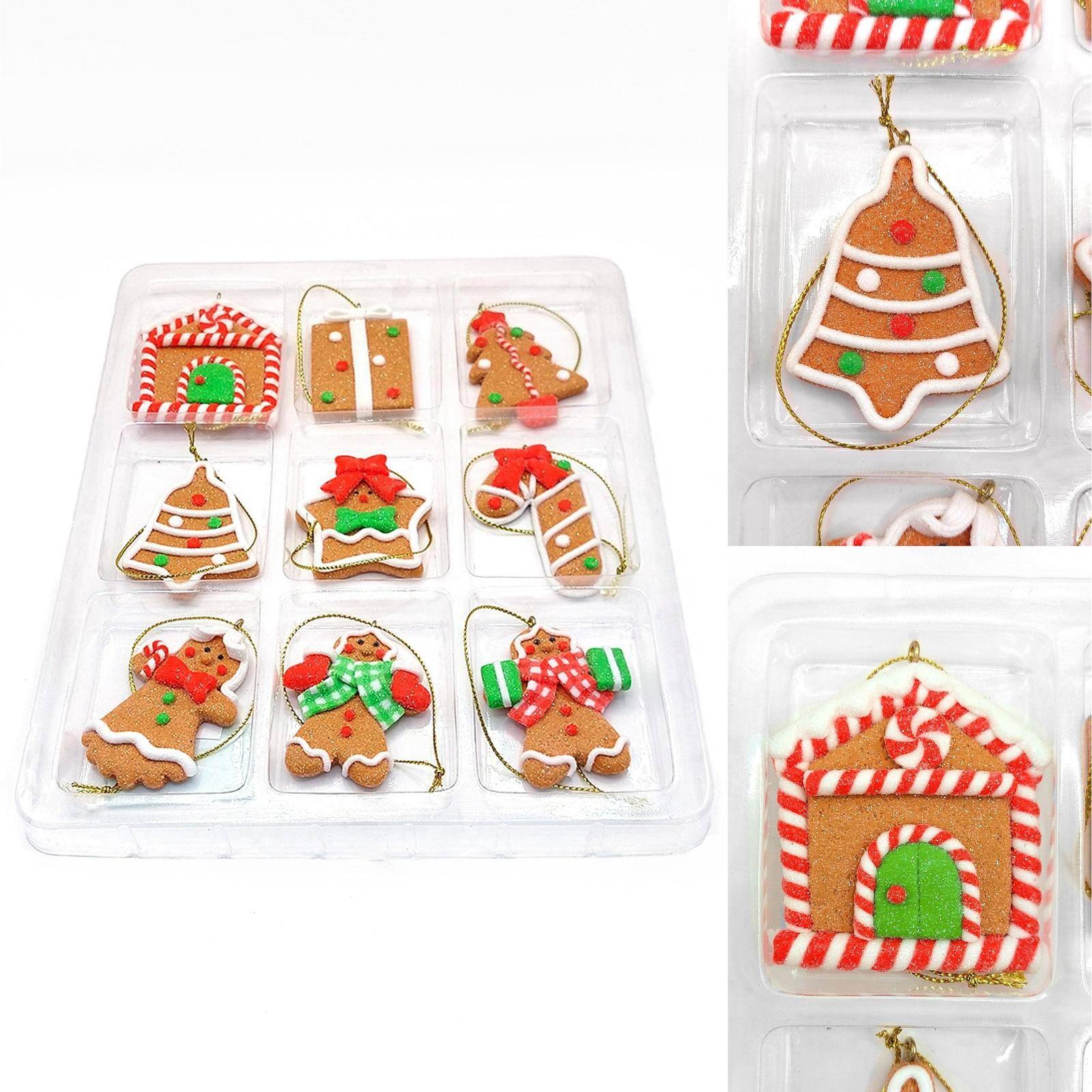 Wizardi Gingerbread Christmas Ornaments Set