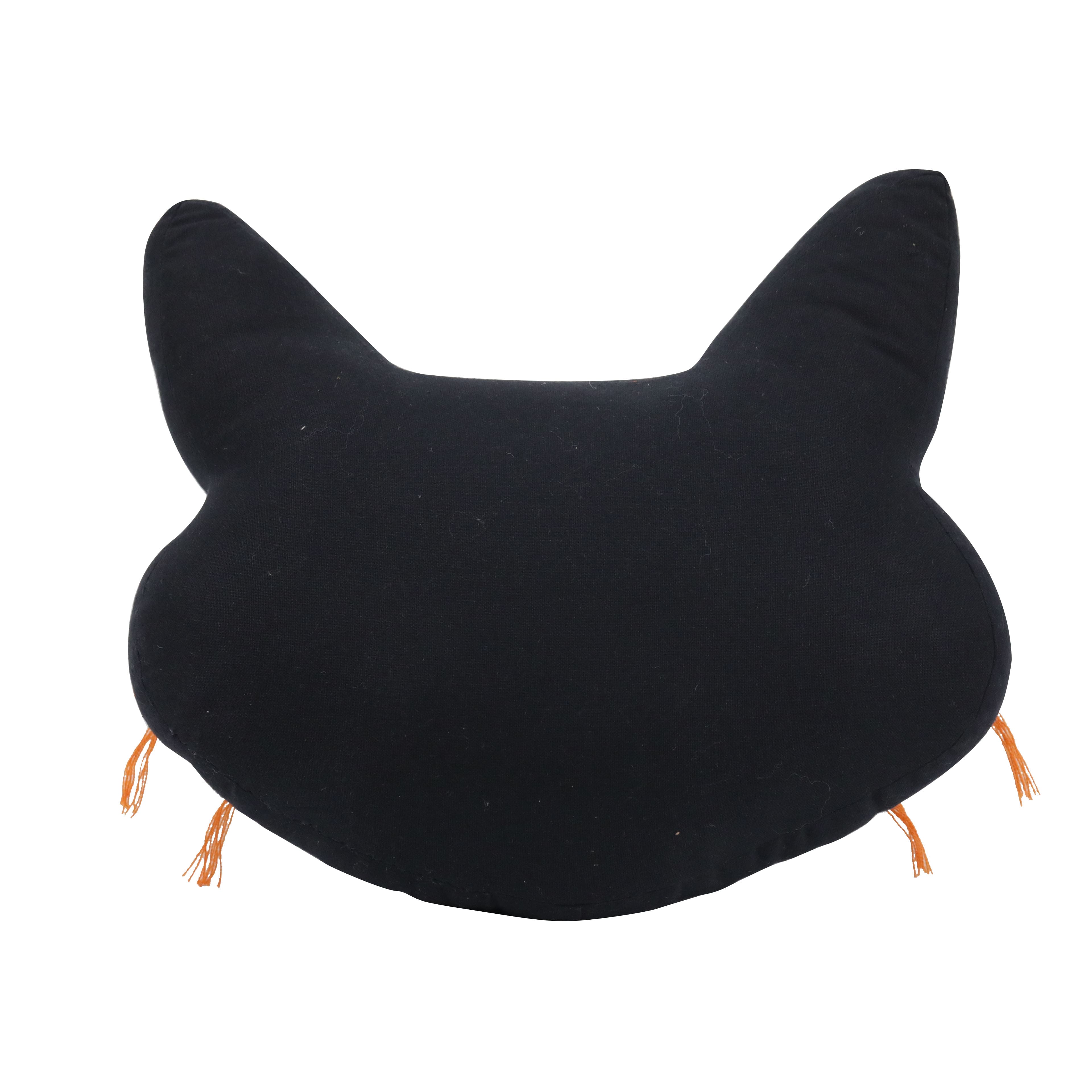 14" x 15" Black Cat Pillow by Ashland®