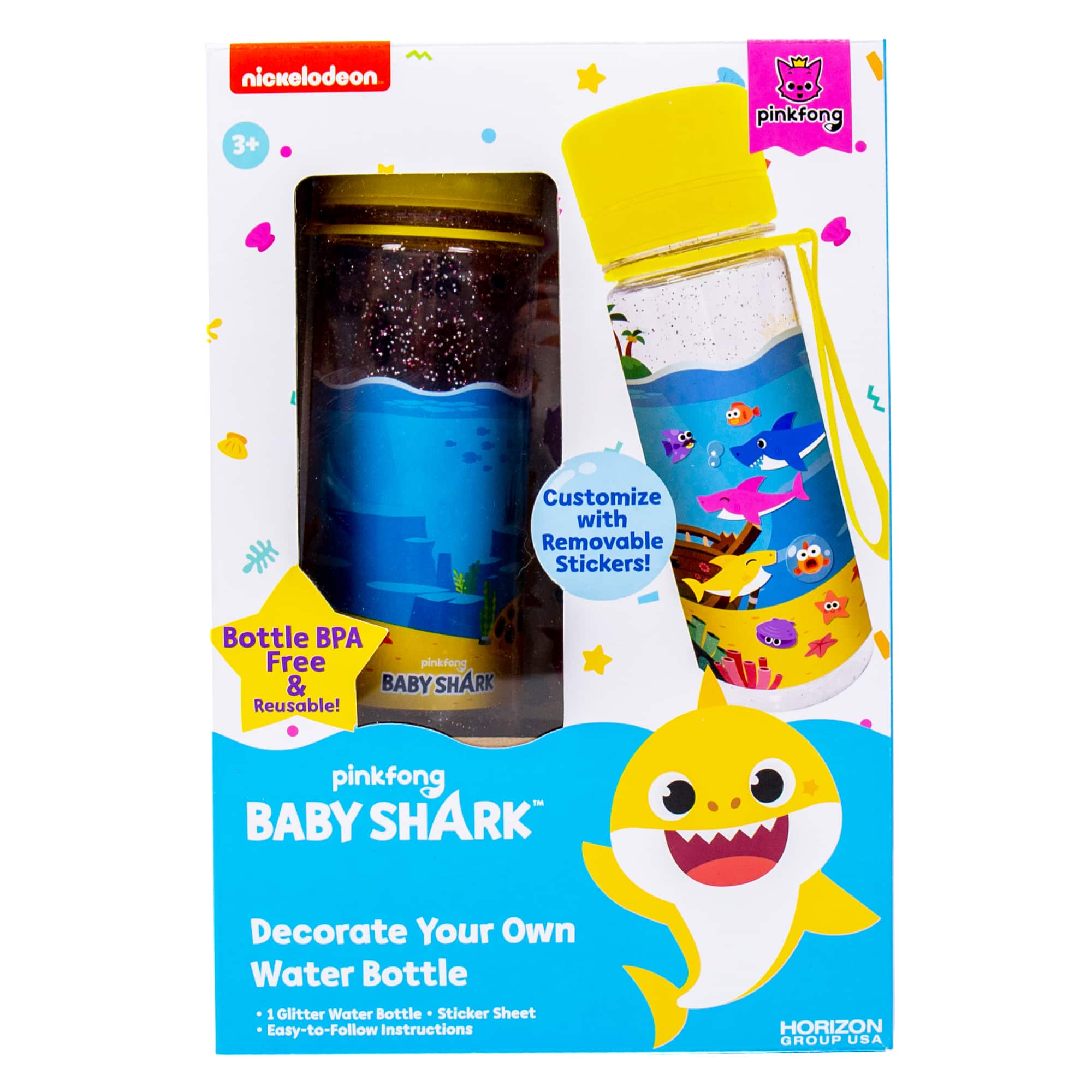 Baby Shark™ Decorate Your Own Water Bottle Kit