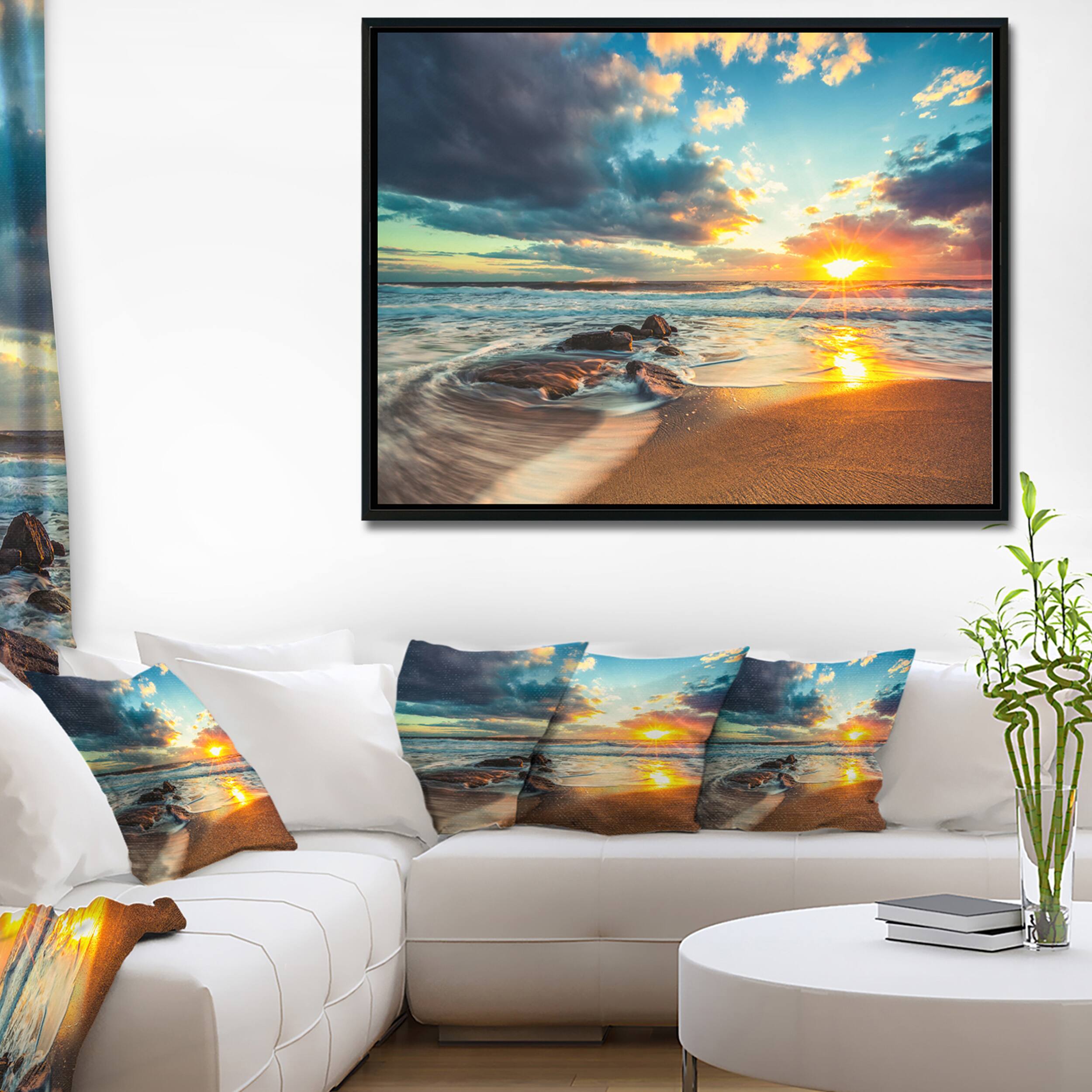 Designart - Beautiful Cloudscape over the Sea