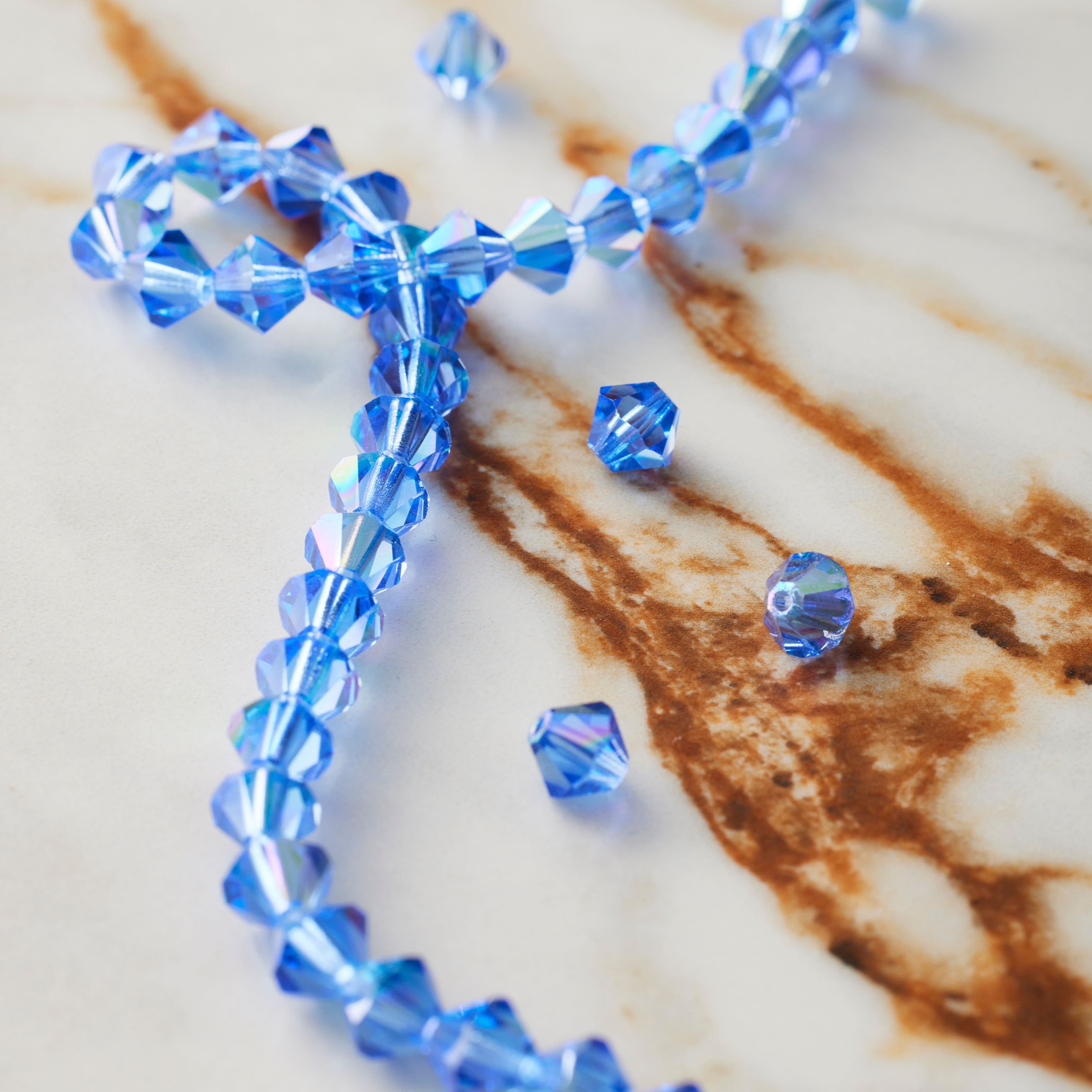 12 Pack: Preciosa Glass Crystal Bicone Beads, 6mm by Bead Landing™