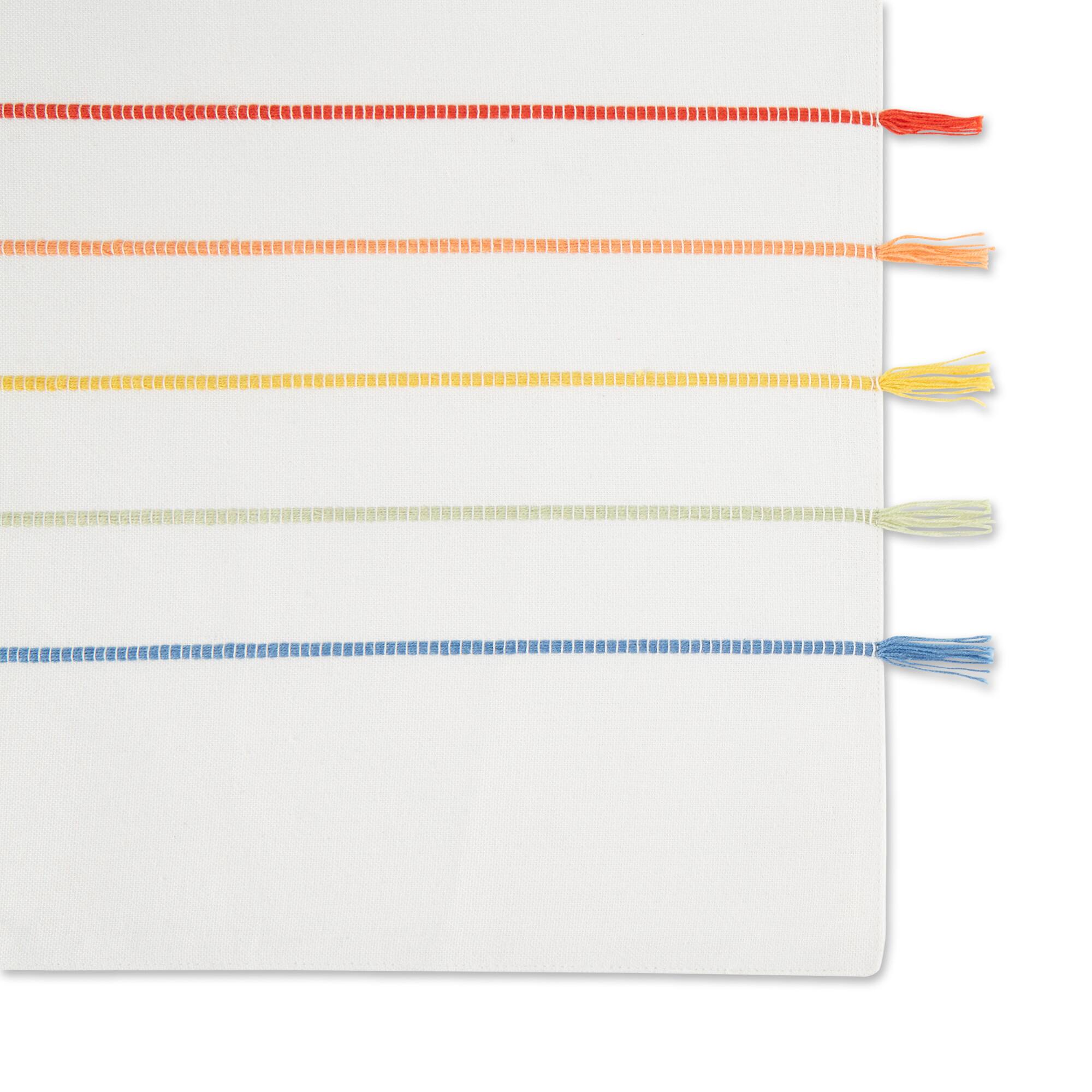 DII® Stripe Tassel Placemats
