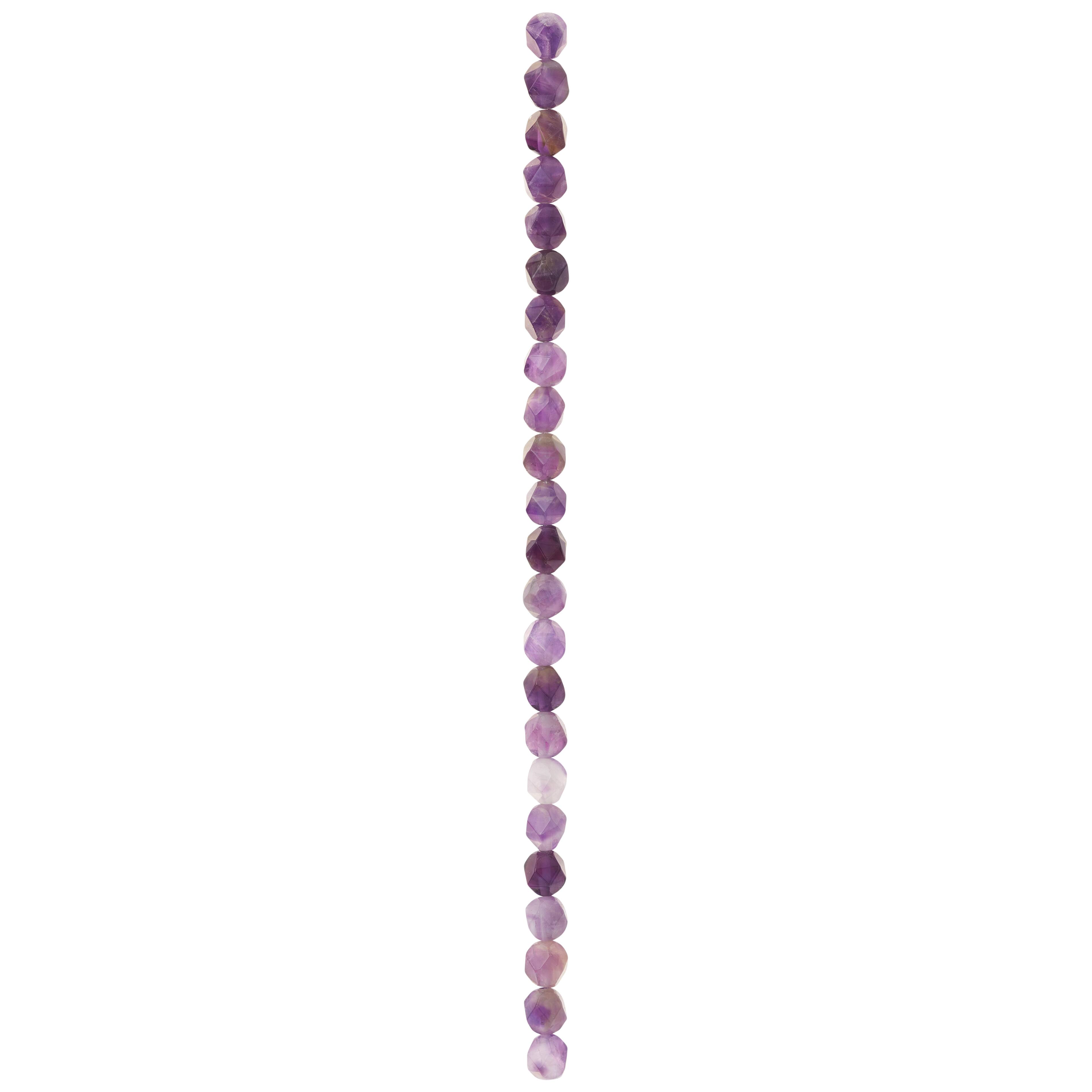 Purple Amethyst Faceted Beads by Bead Landing™, 8mm