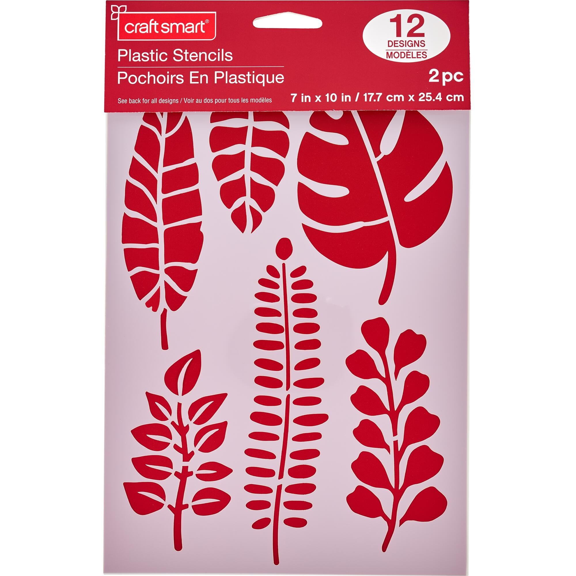 Foliage Stencils, 7" x 10" by Craft Smart®