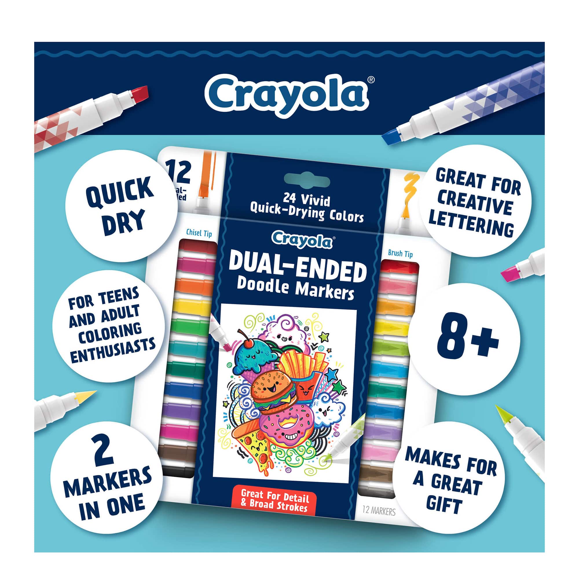 Crayola® Dual-Ended Doodle Markers