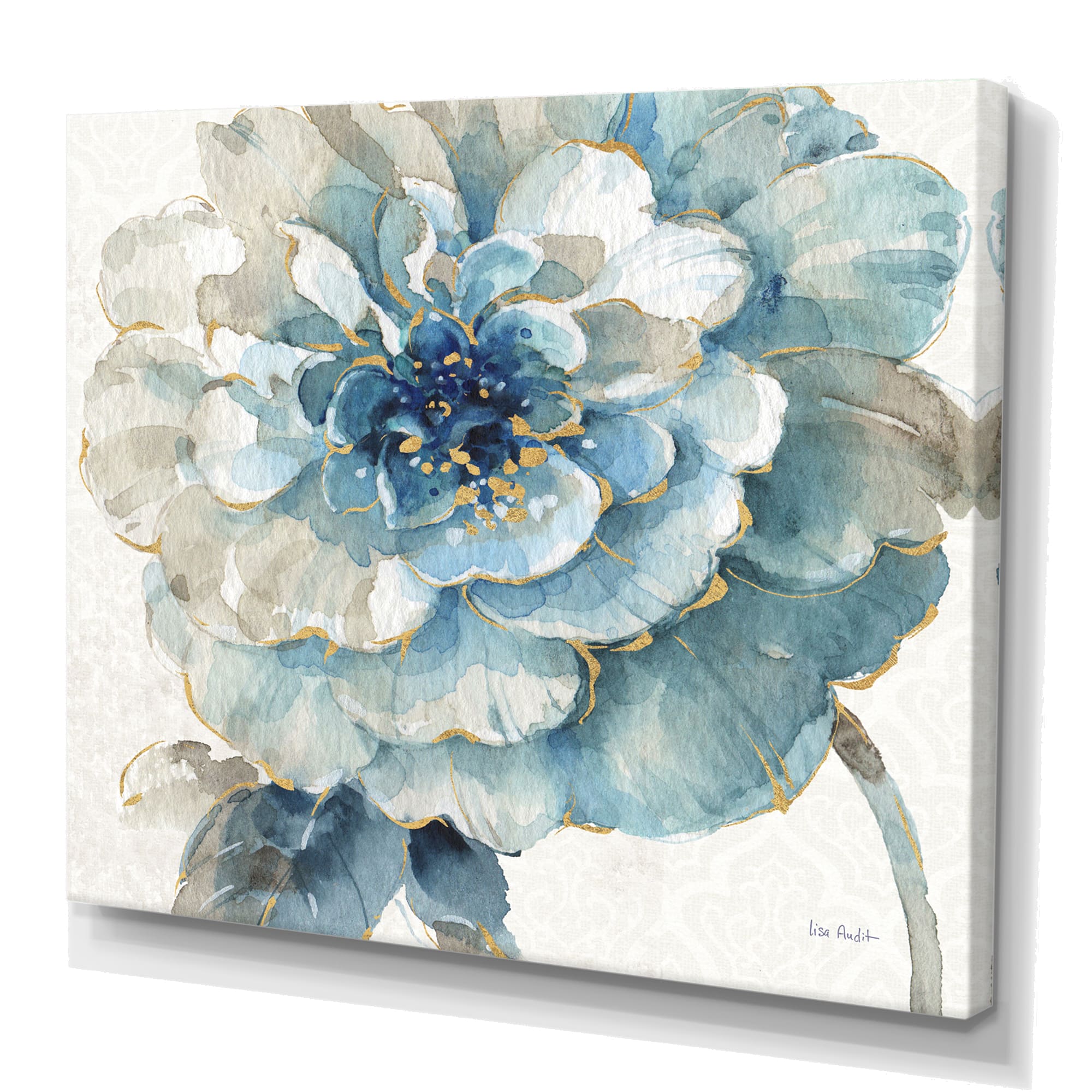 Designart - Indigold Gold Country FLower