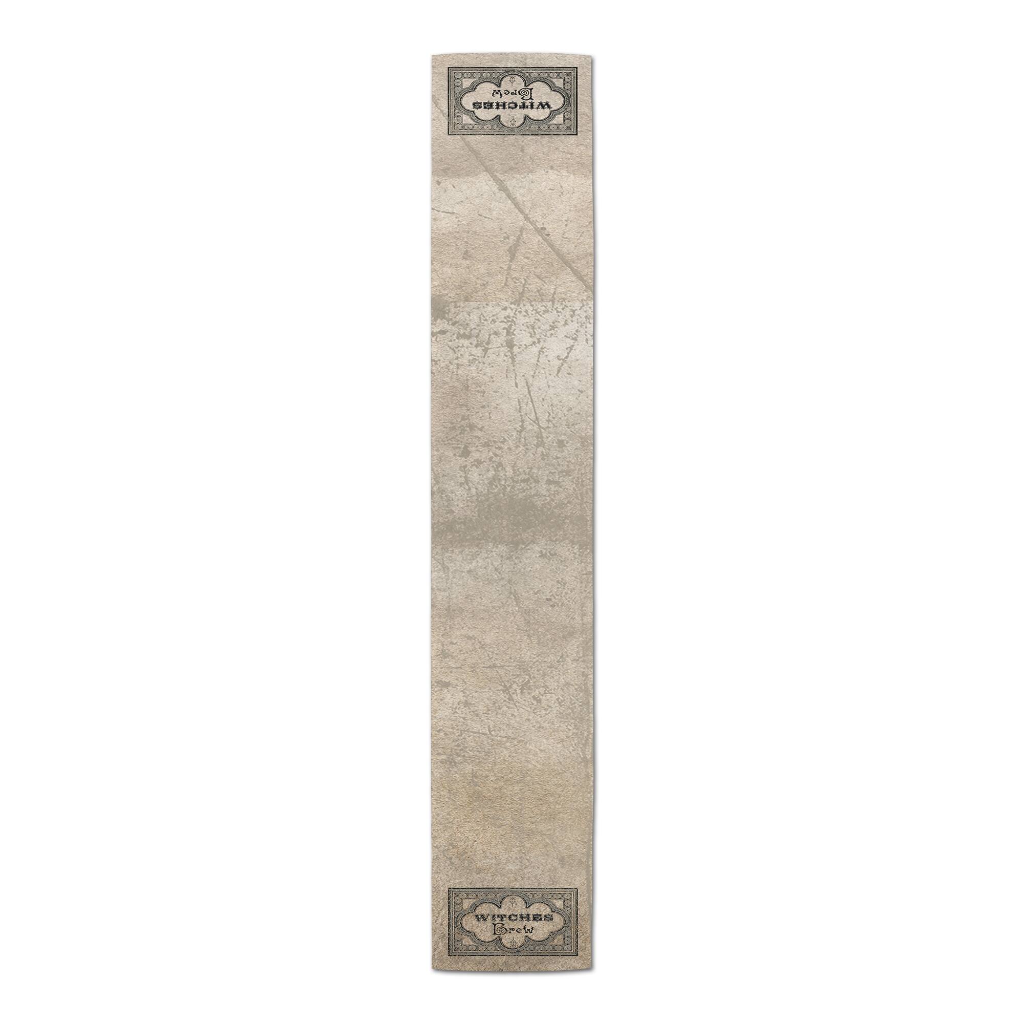 Witches Brew Label 5 16" x 90" Poly Twill Table Runner
