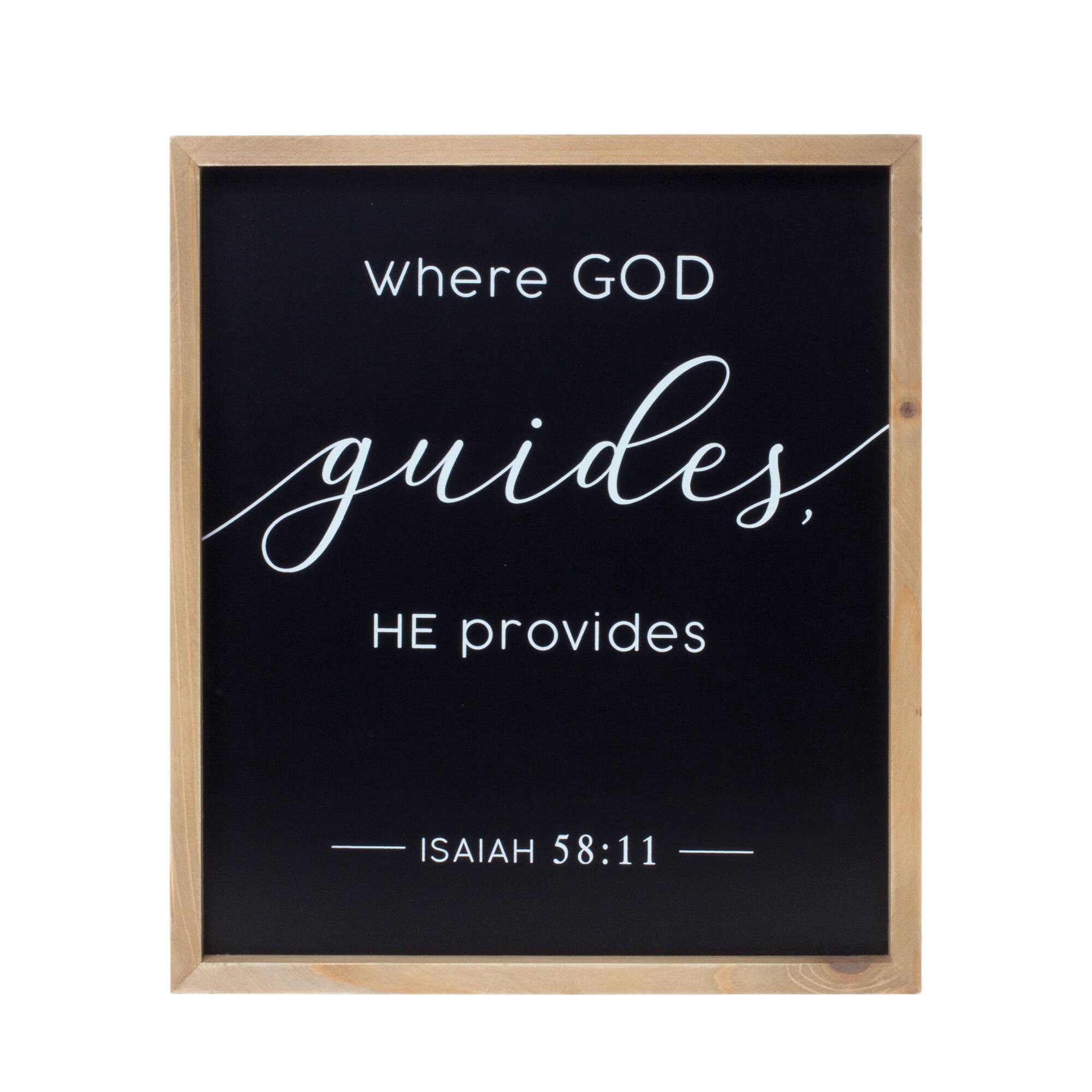 13.75" x 16" Framed Beauty & God Plaque Set