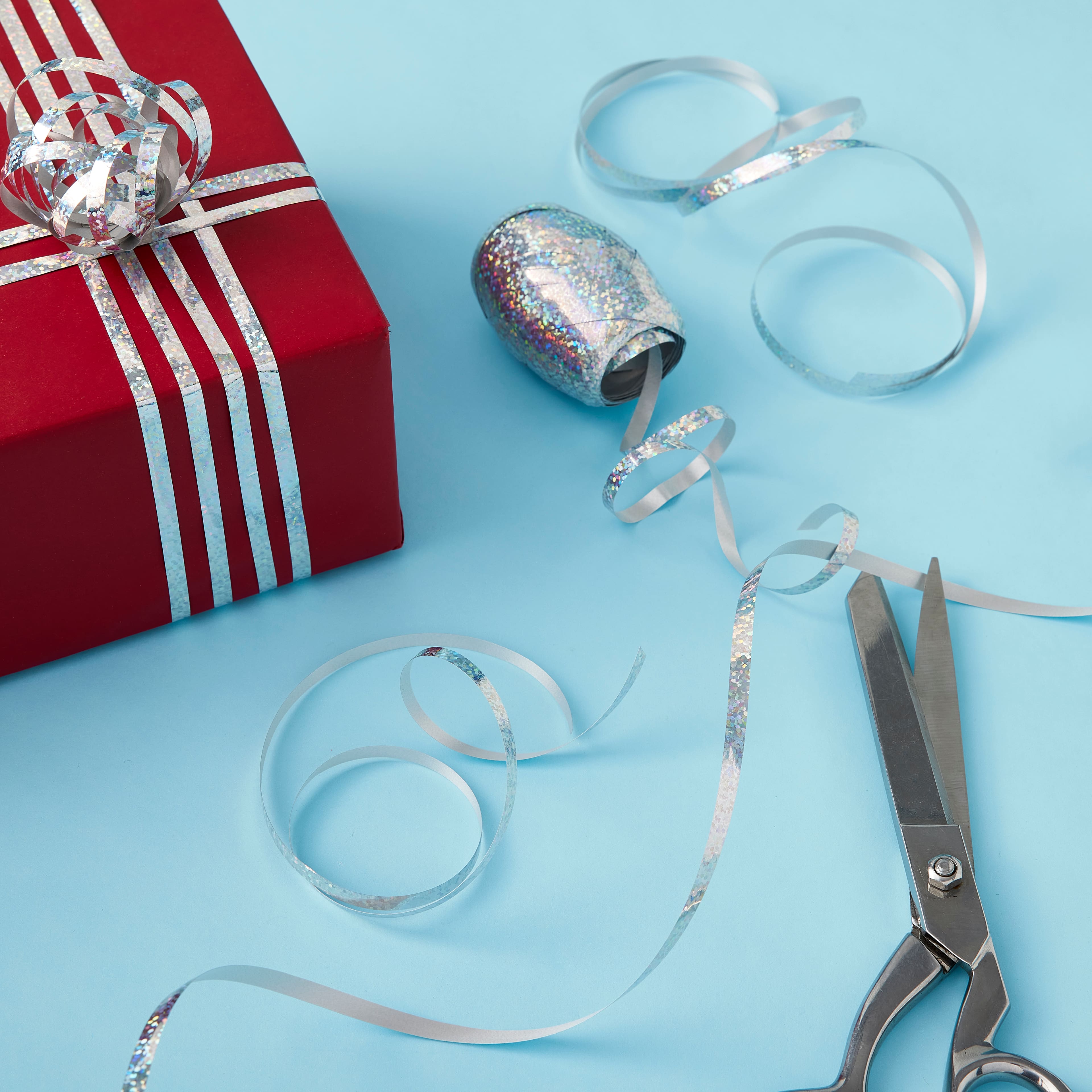66ft. Holographic Silver Ribbon Keg By Celebrate It™