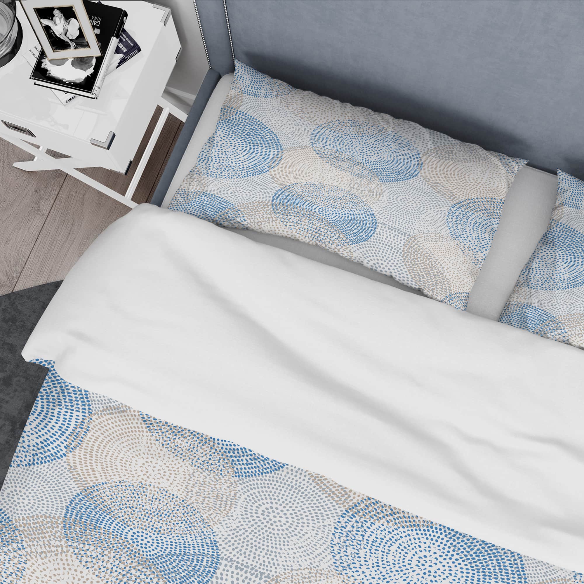 Designart 'Abstract Retro Design I' Mid-Century Duvet Cover Set