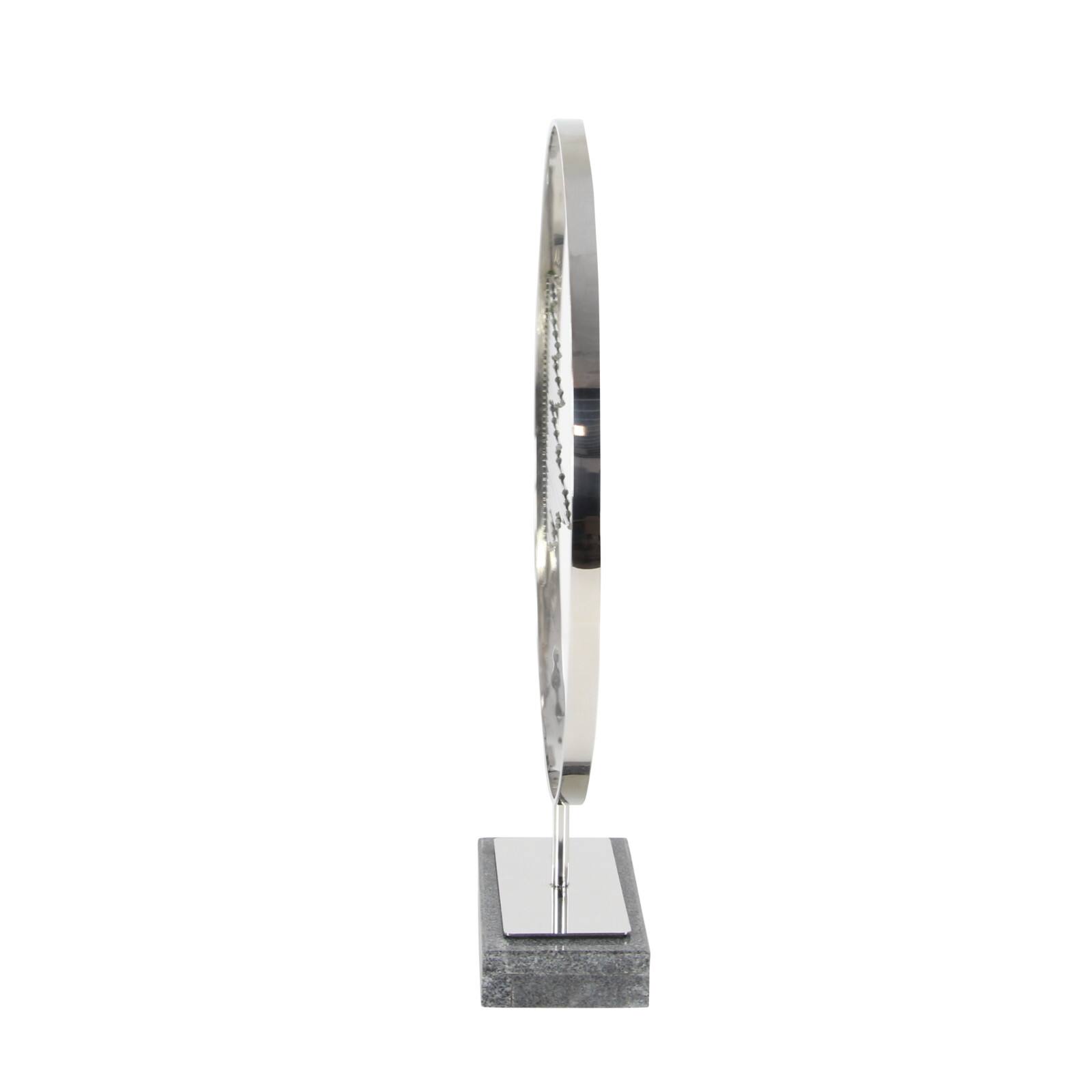 23" Black Abstract Stainless Steel Sculpture