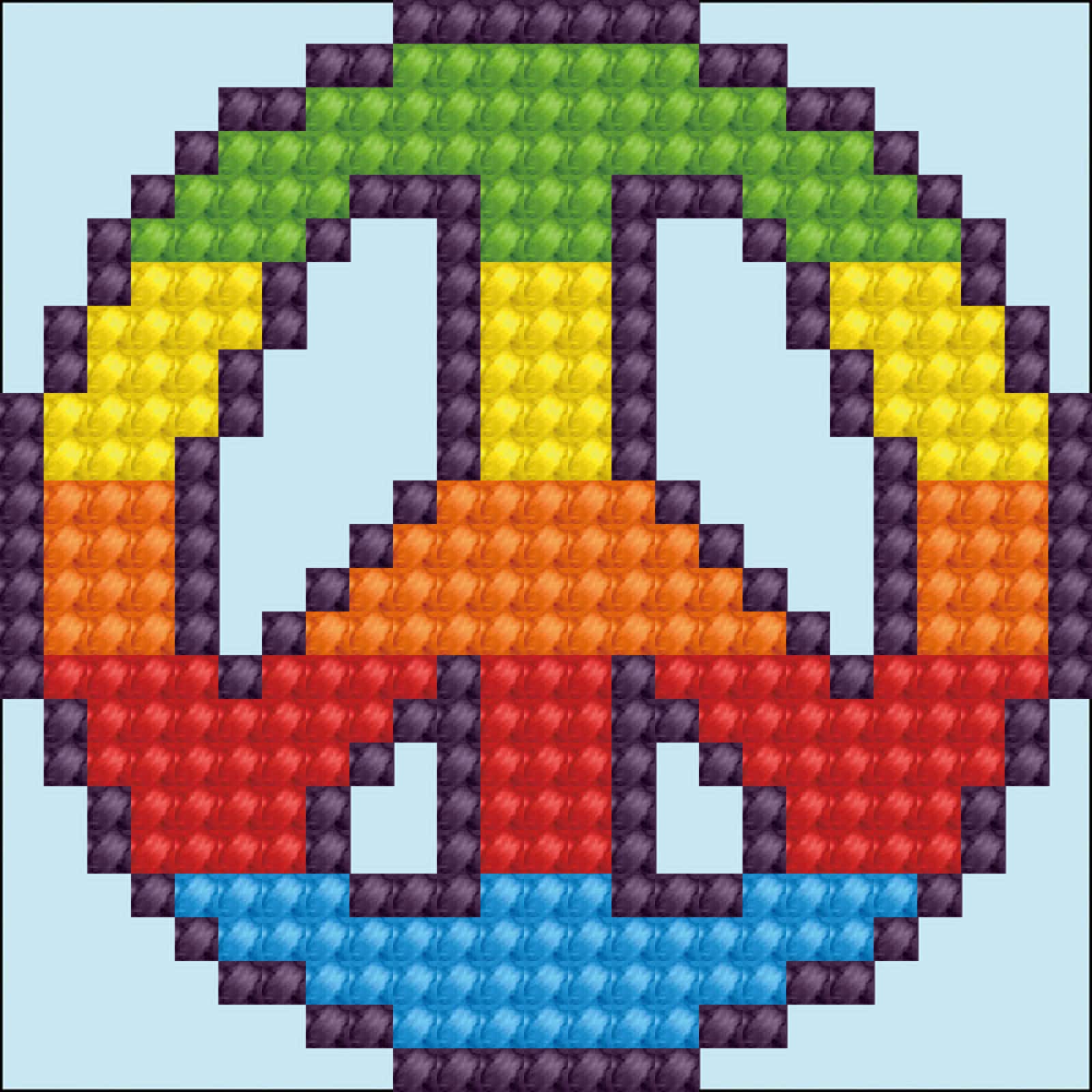 Diamond Dotz® Peace Man Diamond Painting Kit
