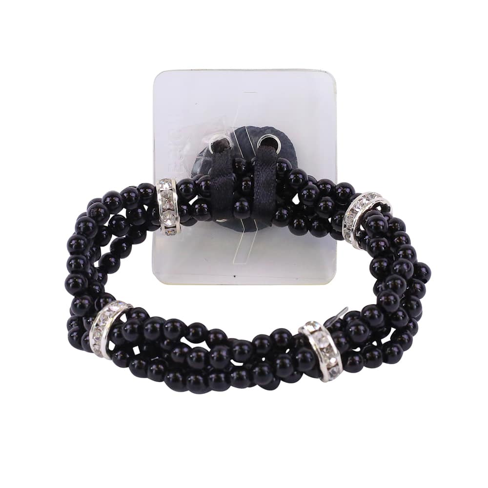 JAM Paper Bead & Rhinestone Bracelet