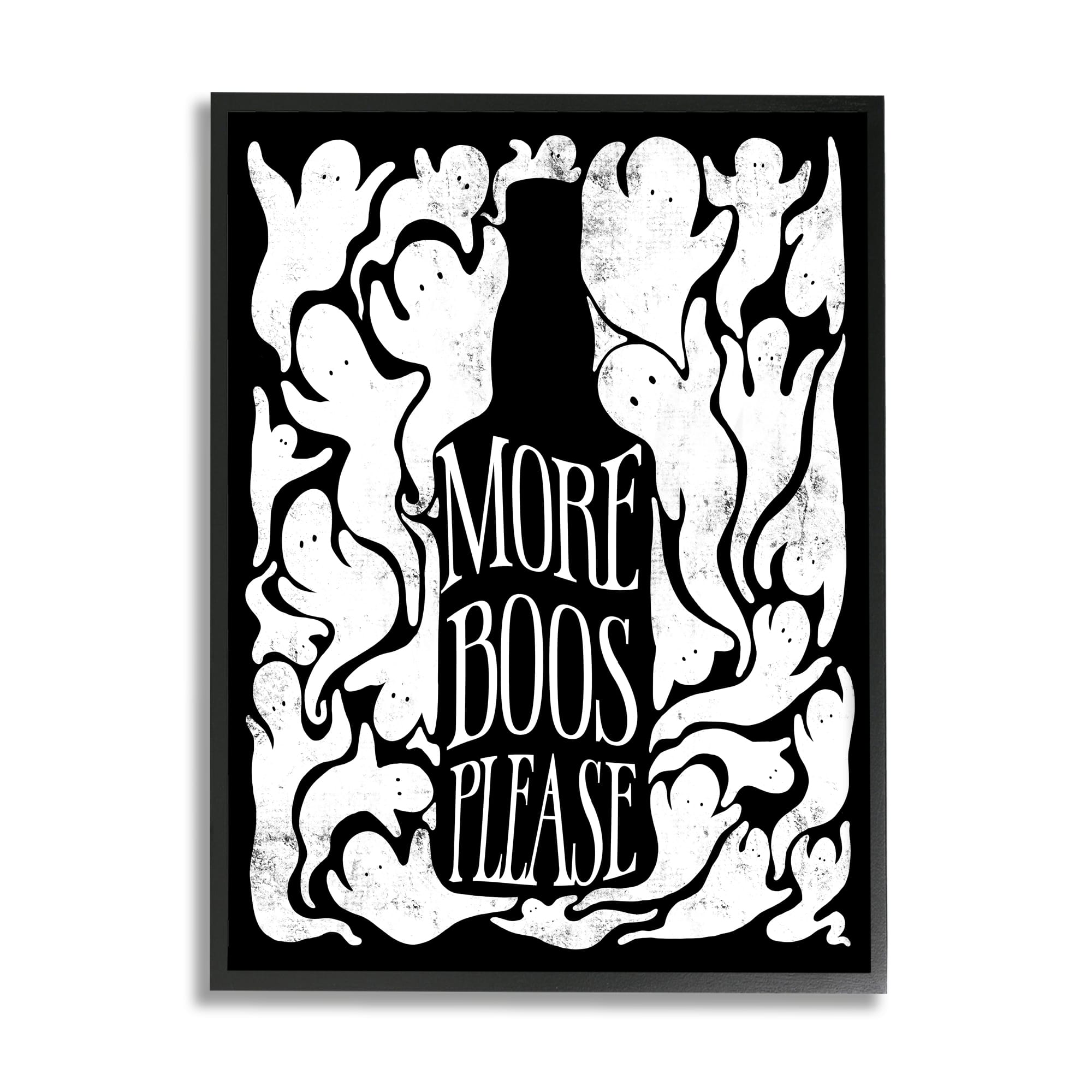 Stupell Industries More Boos Please Funny Liquor Framed Giclee Art