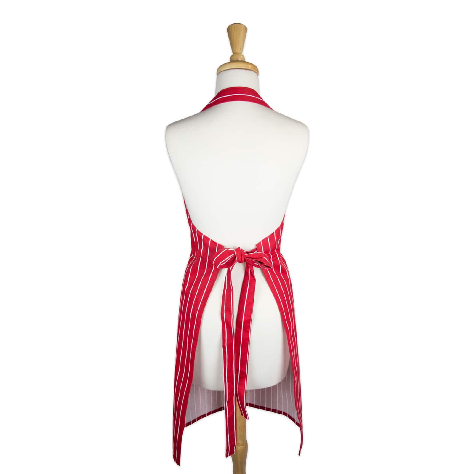Tango Red Pinstripe Chef Apron